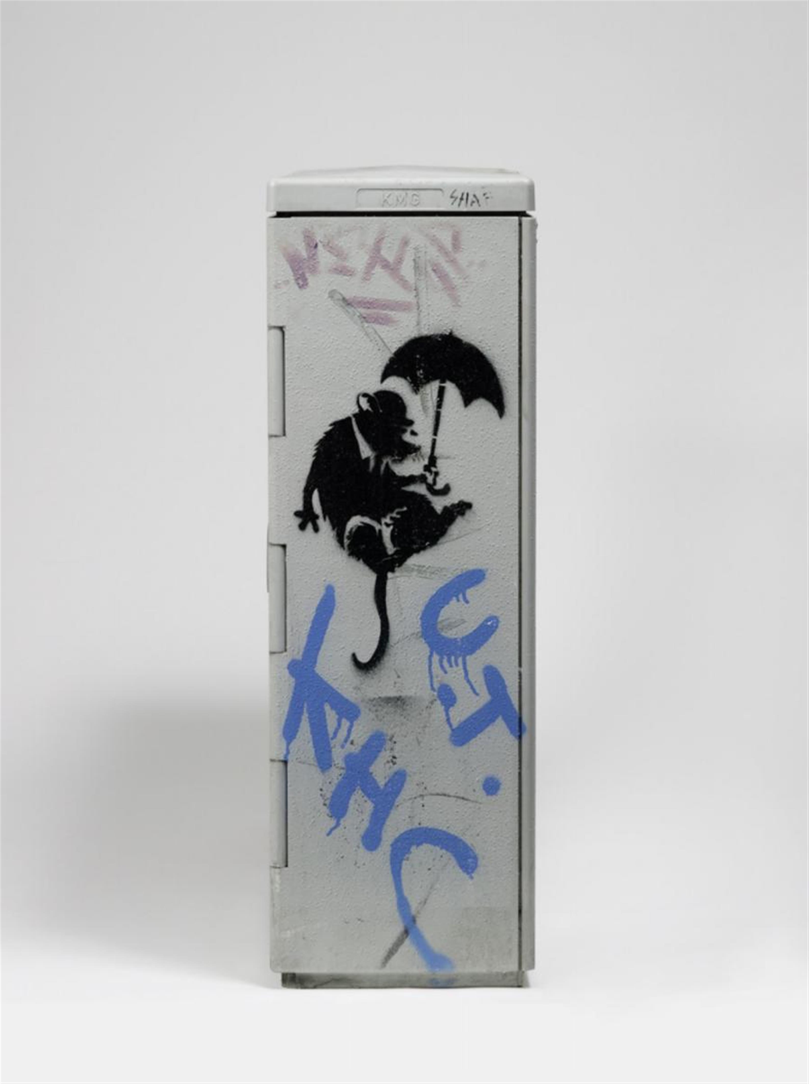 Banksy - Ohne Titel (Ratte mit Regenschirm. Ratte mit Peace-Zeichen) - image-2