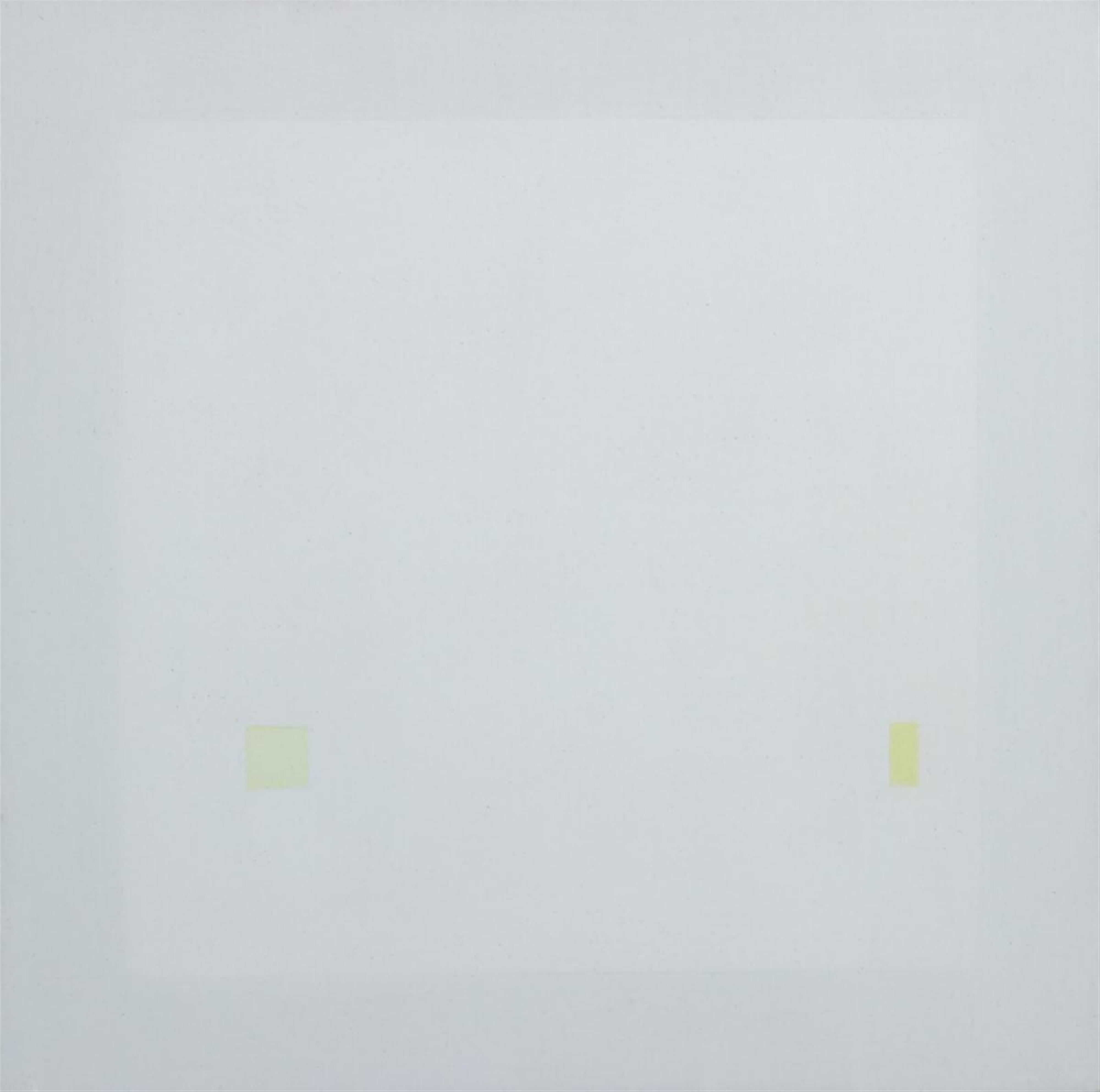 Antonio Calderara - Attrazione Rectangolare e Quadrata in Quadrato bianco - image-1
