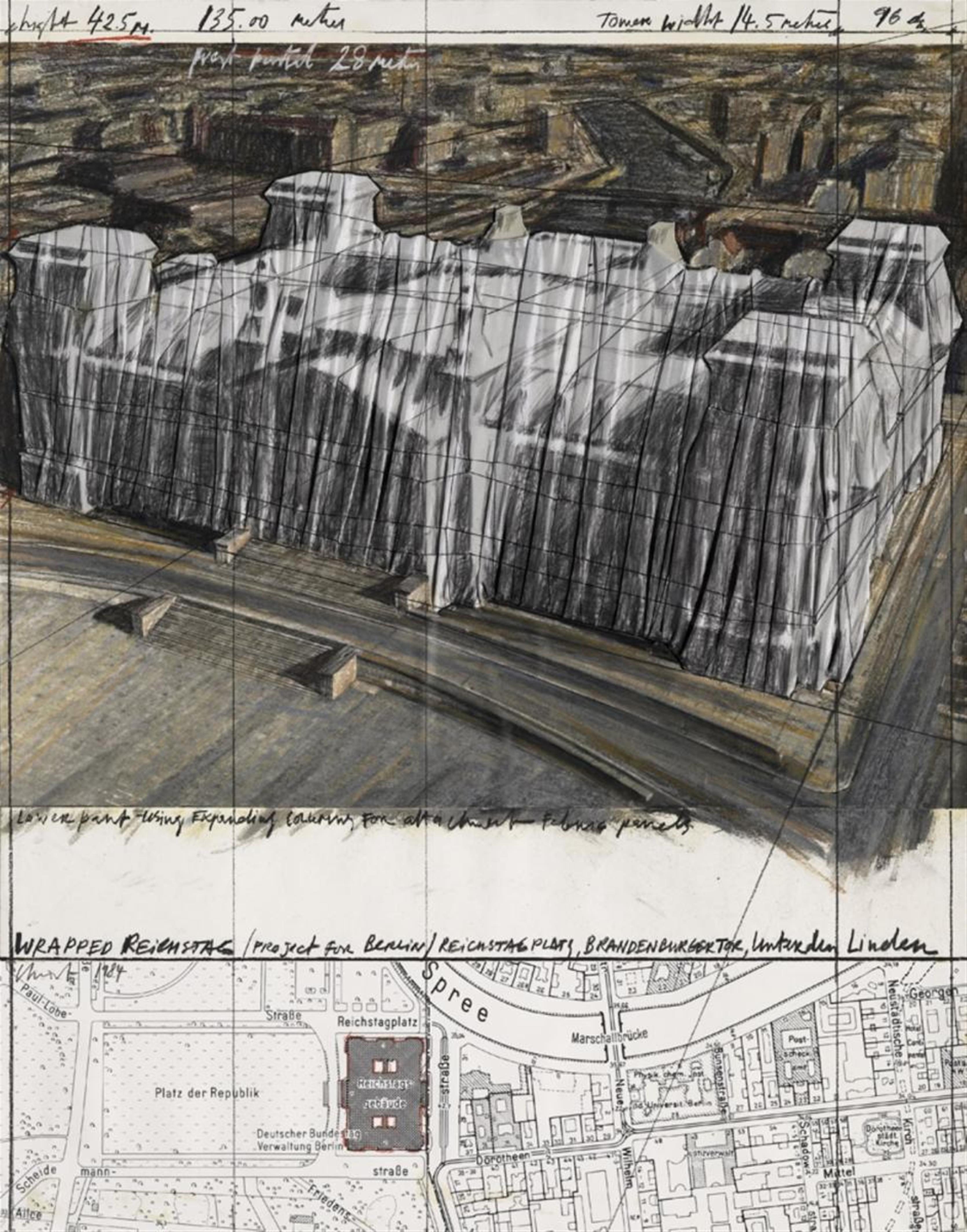 Christo - Wrapped Reichstag (Project for Berlin) - image-1