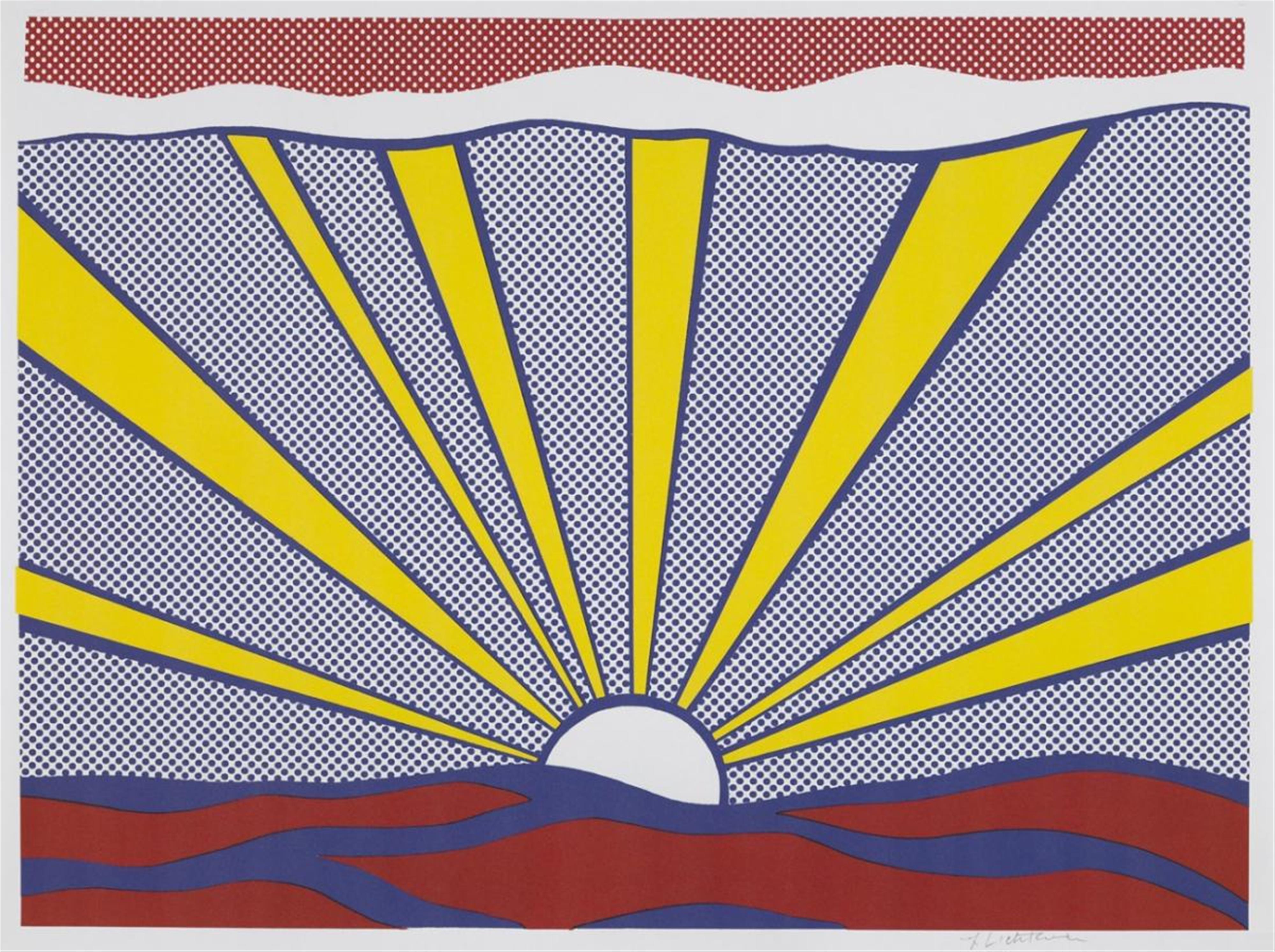 Roy Lichtenstein - Sunrise - image-1