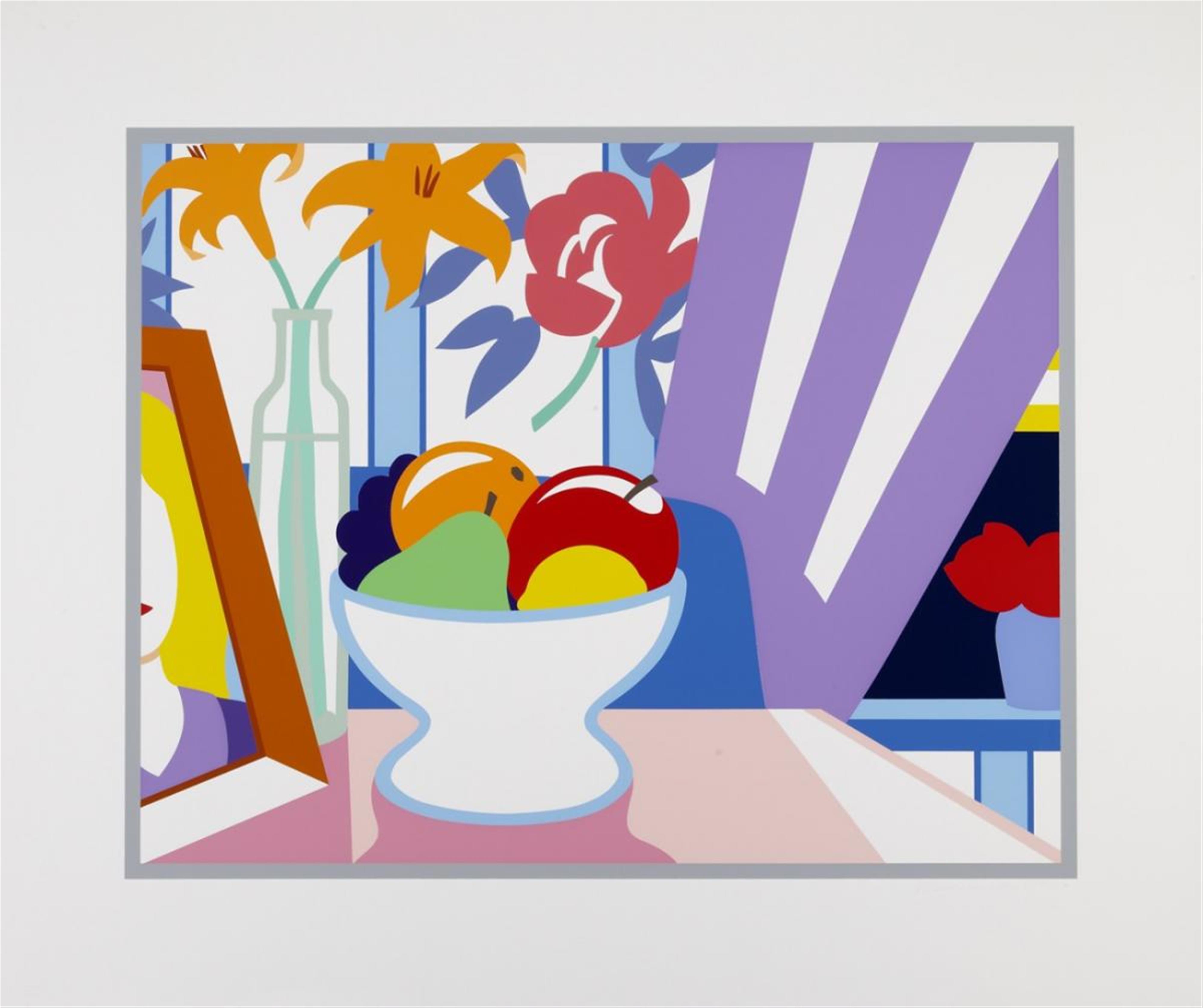 Tom Wesselmann - Still-life with Lilies and Fruit - image-1