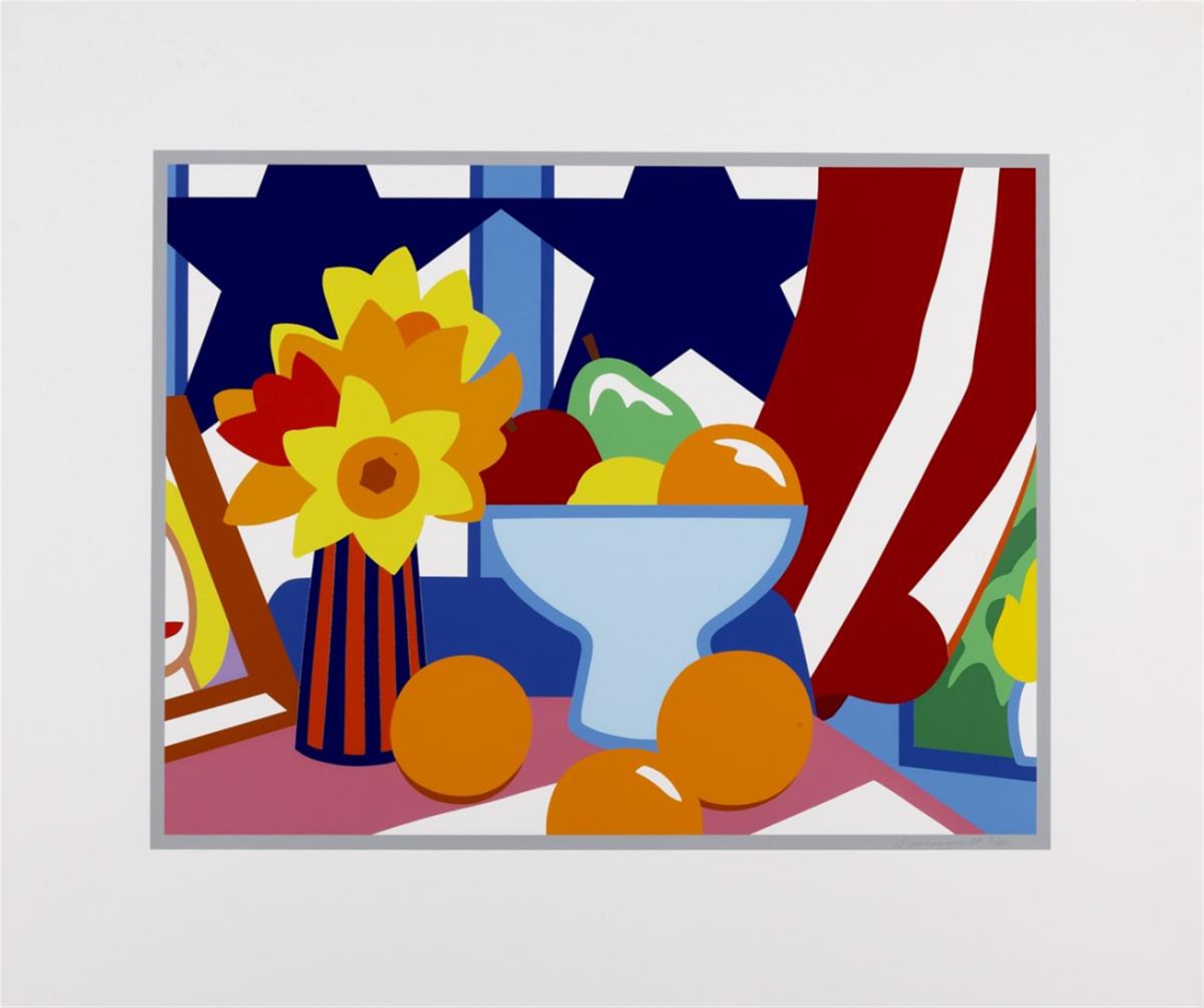 Tom Wesselmann - Still-Life with red Blowing Curtain - image-1