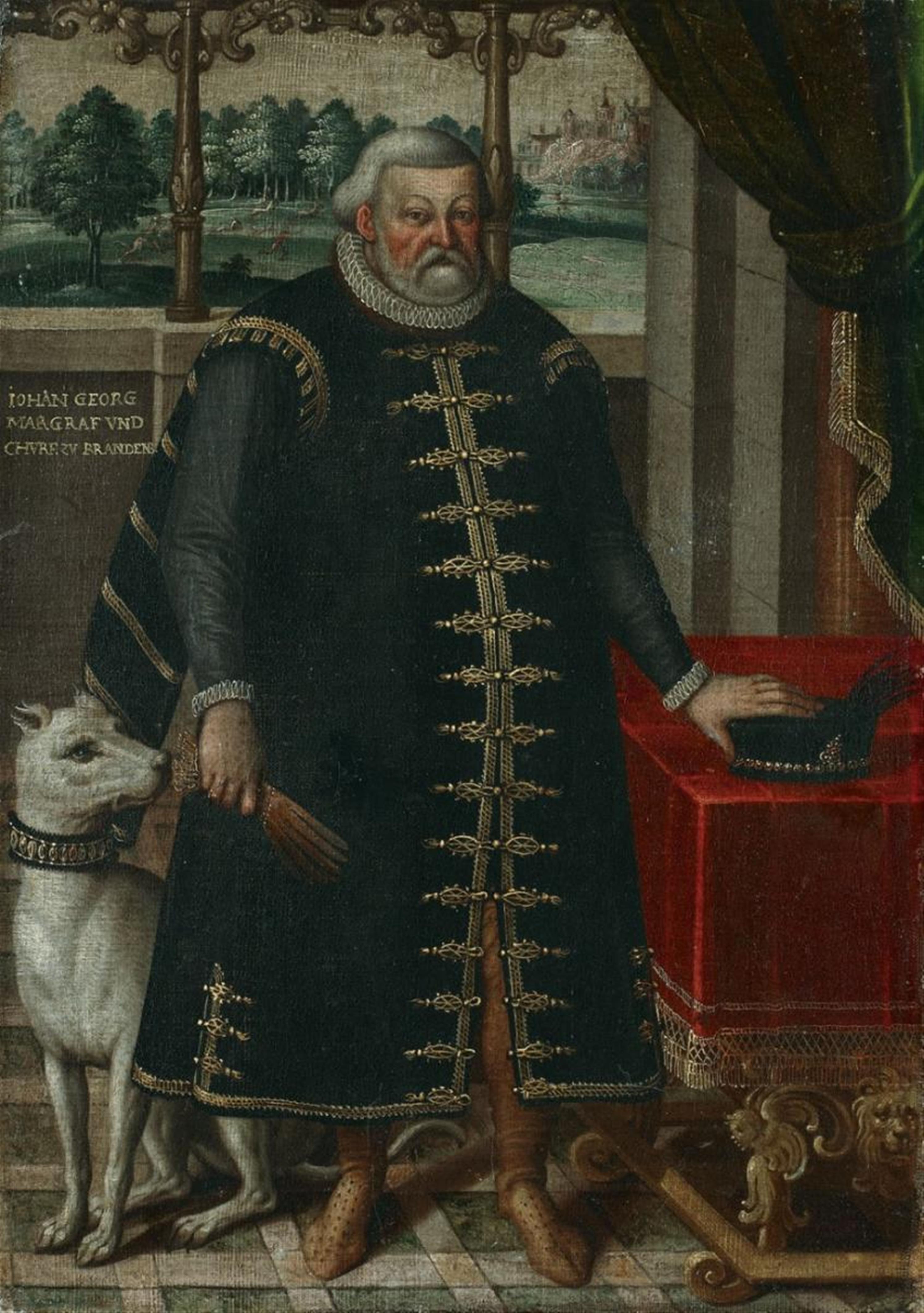 Deutscher Meister der 2. Hälfte des 16. Jahrhunderts - BILDNIS JOHANN GEORGS, KURFÜRST VON BRANDENBURG - image-1