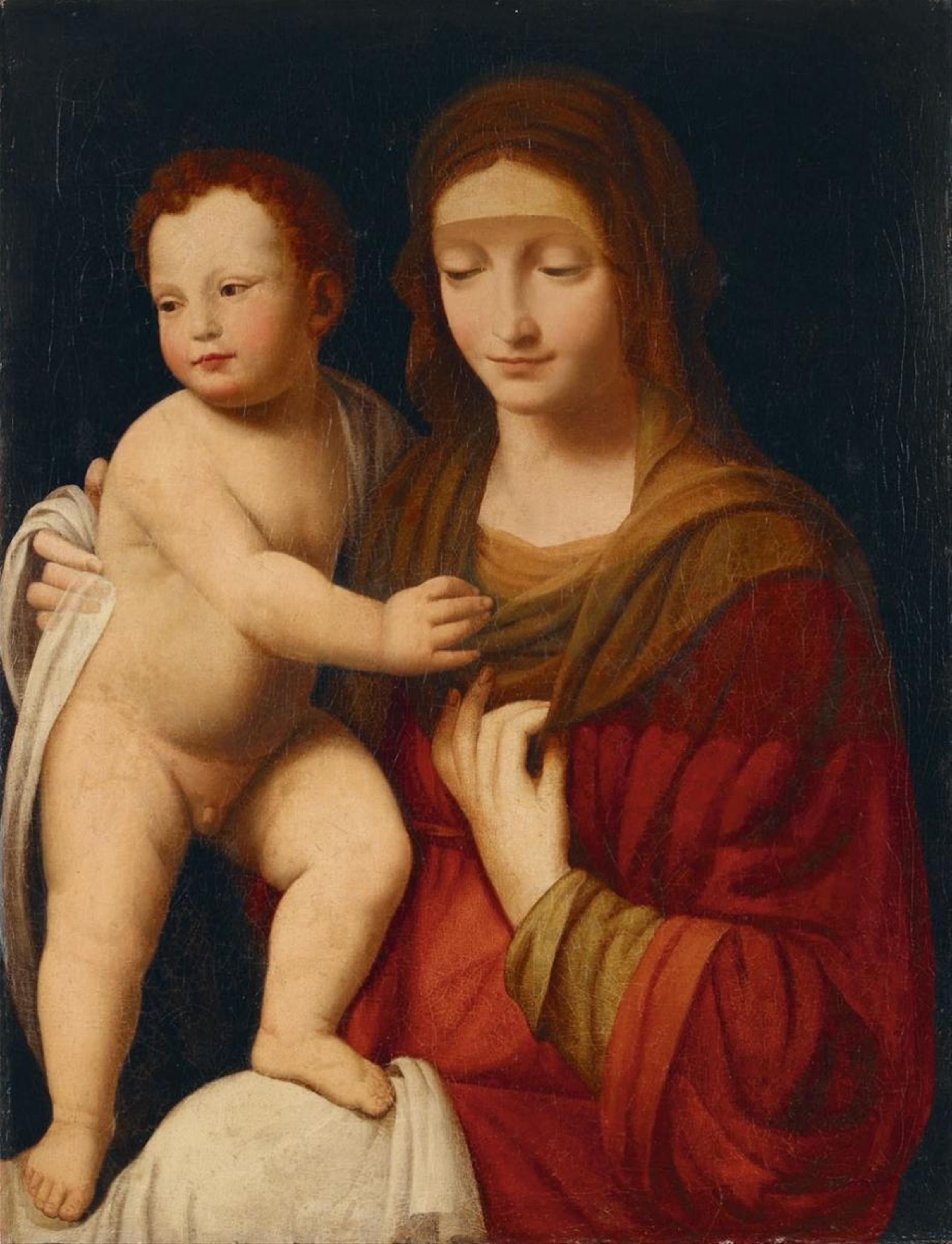 Bernardino Luini, manner of - MADONNA WITH CHILD - image-1
