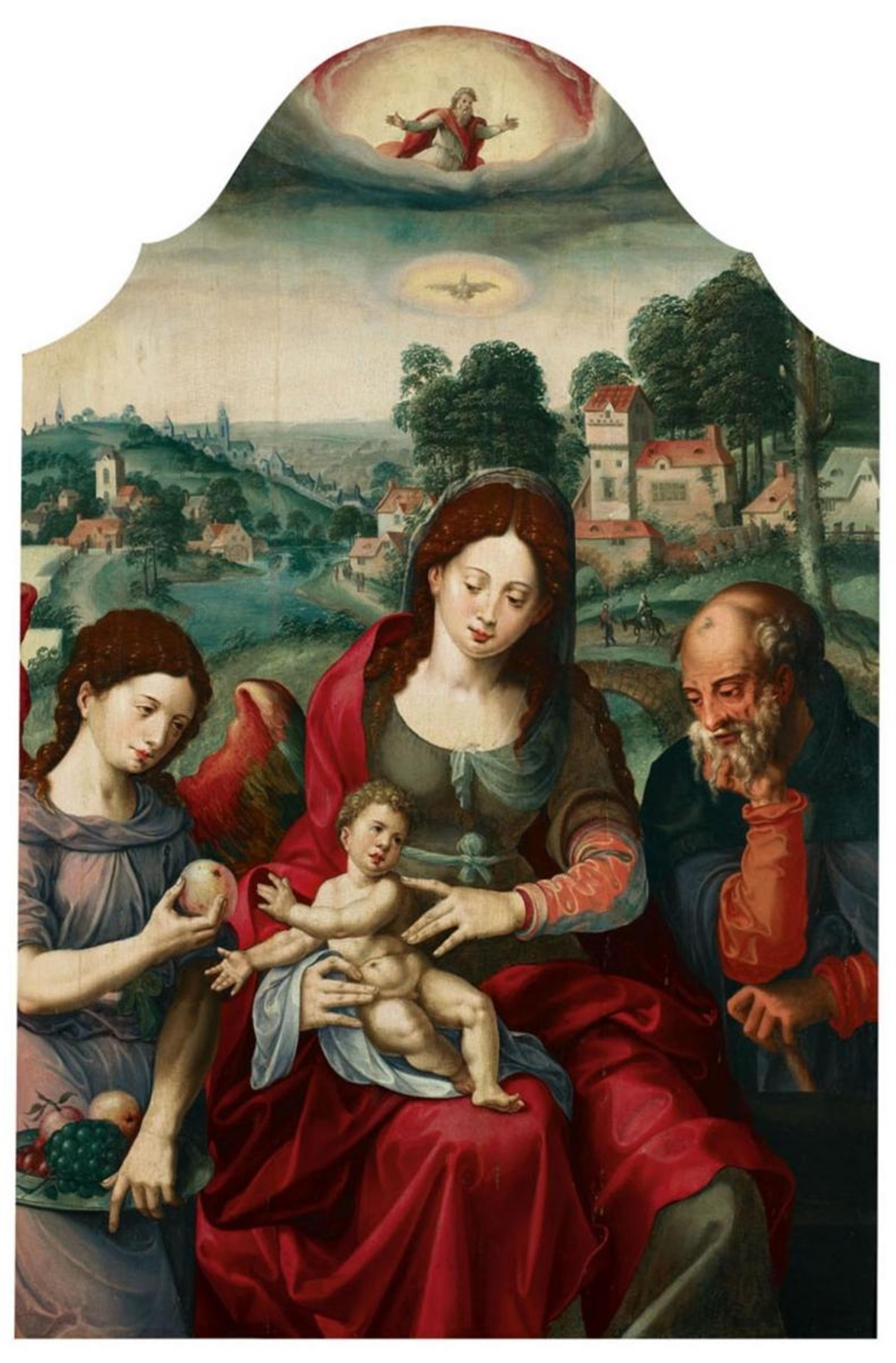 Südniederländischer Meister um 1530 - HEILIGE FAMILIE - image-1