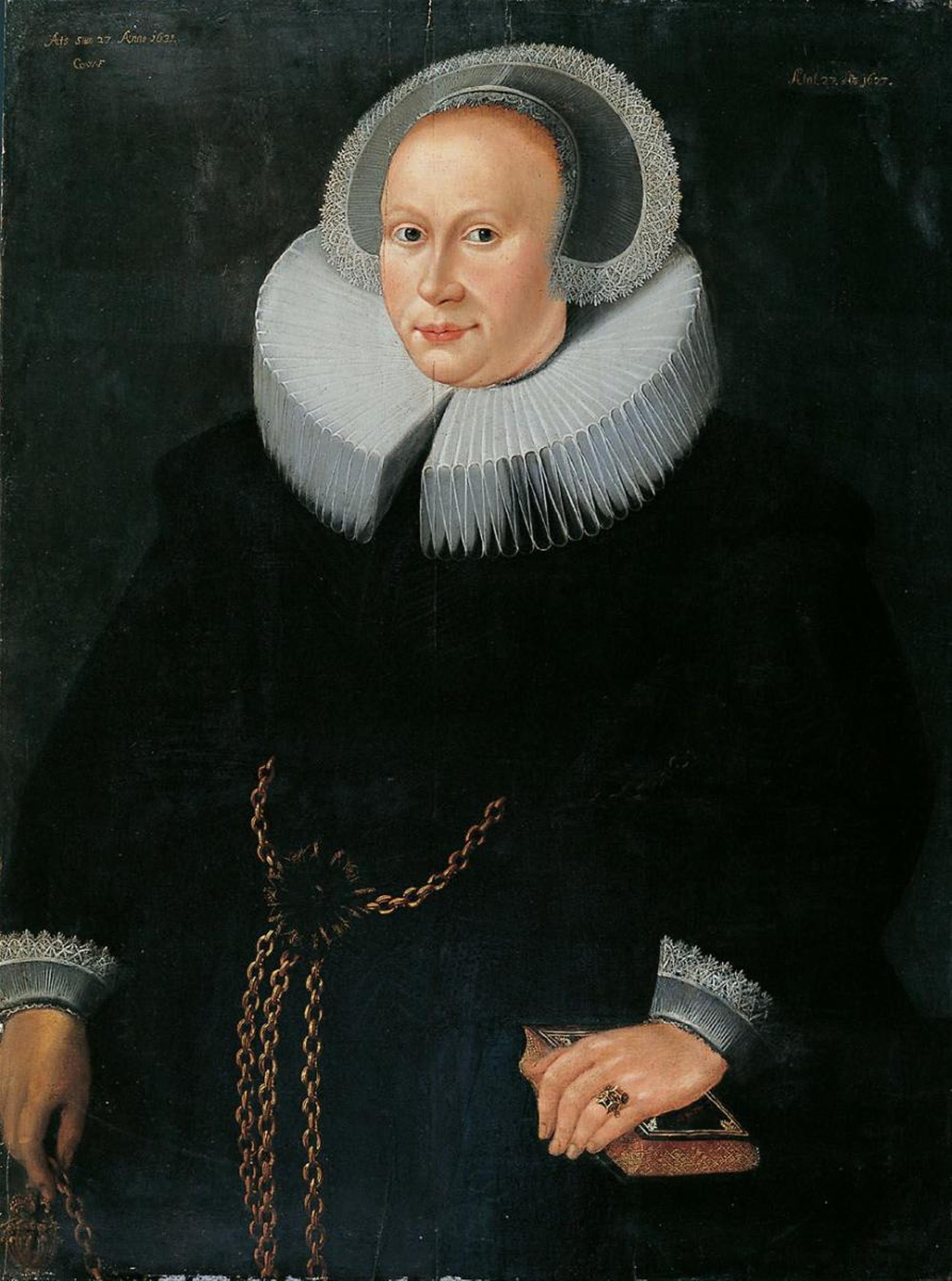 Gottfried von Wedig - PORTRAIT OF A LADY FROM COLOGNE - image-1