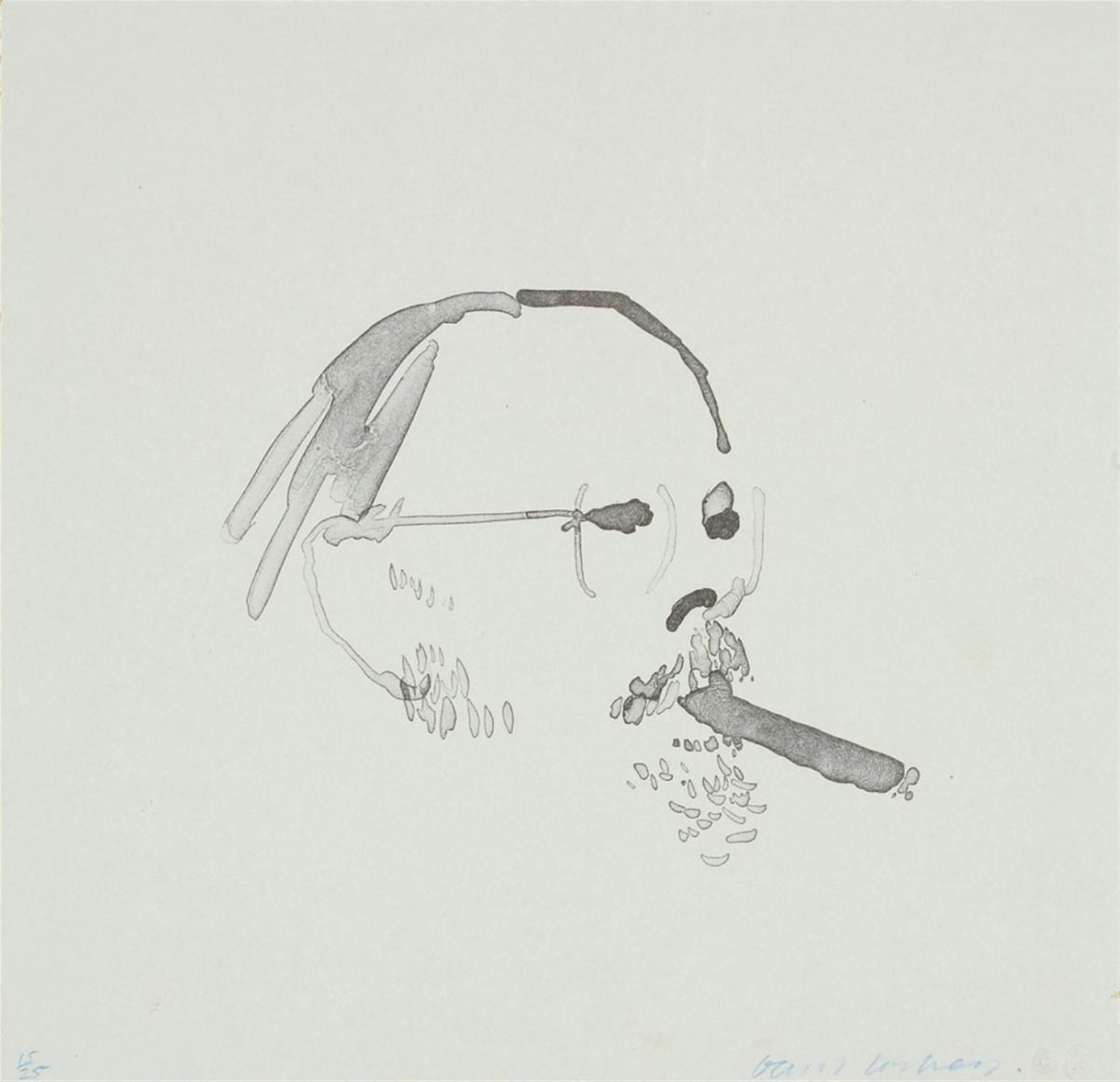 David Hockney - Henry with Cigar - image-1