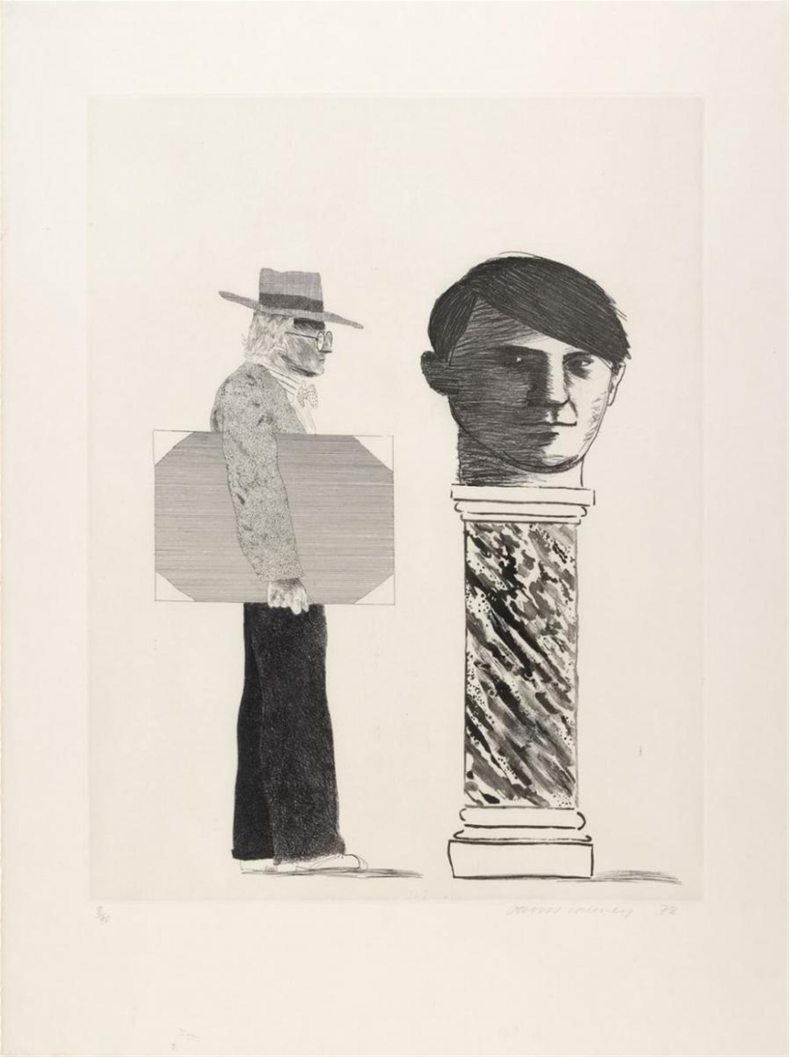David Hockney - The Student: Homage to Picasso - image-1