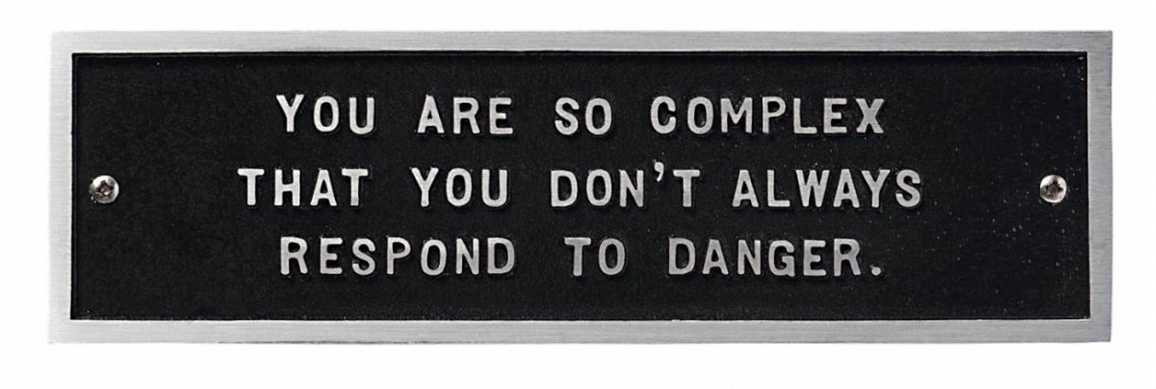 Jenny Holzer - From the Survival Series: You are so complex... - image-1