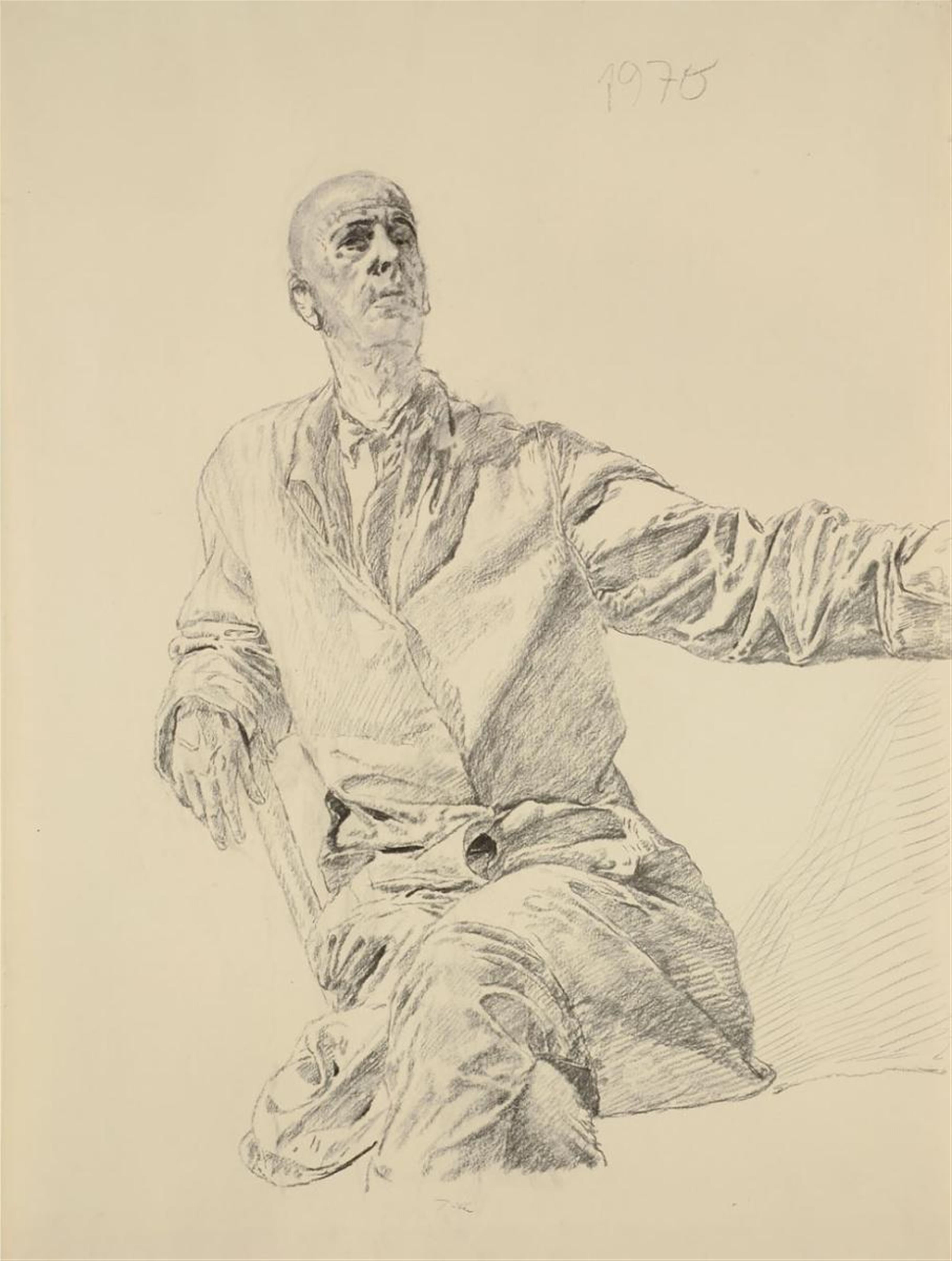 Werner Tübke - Self-Portrait - image-1