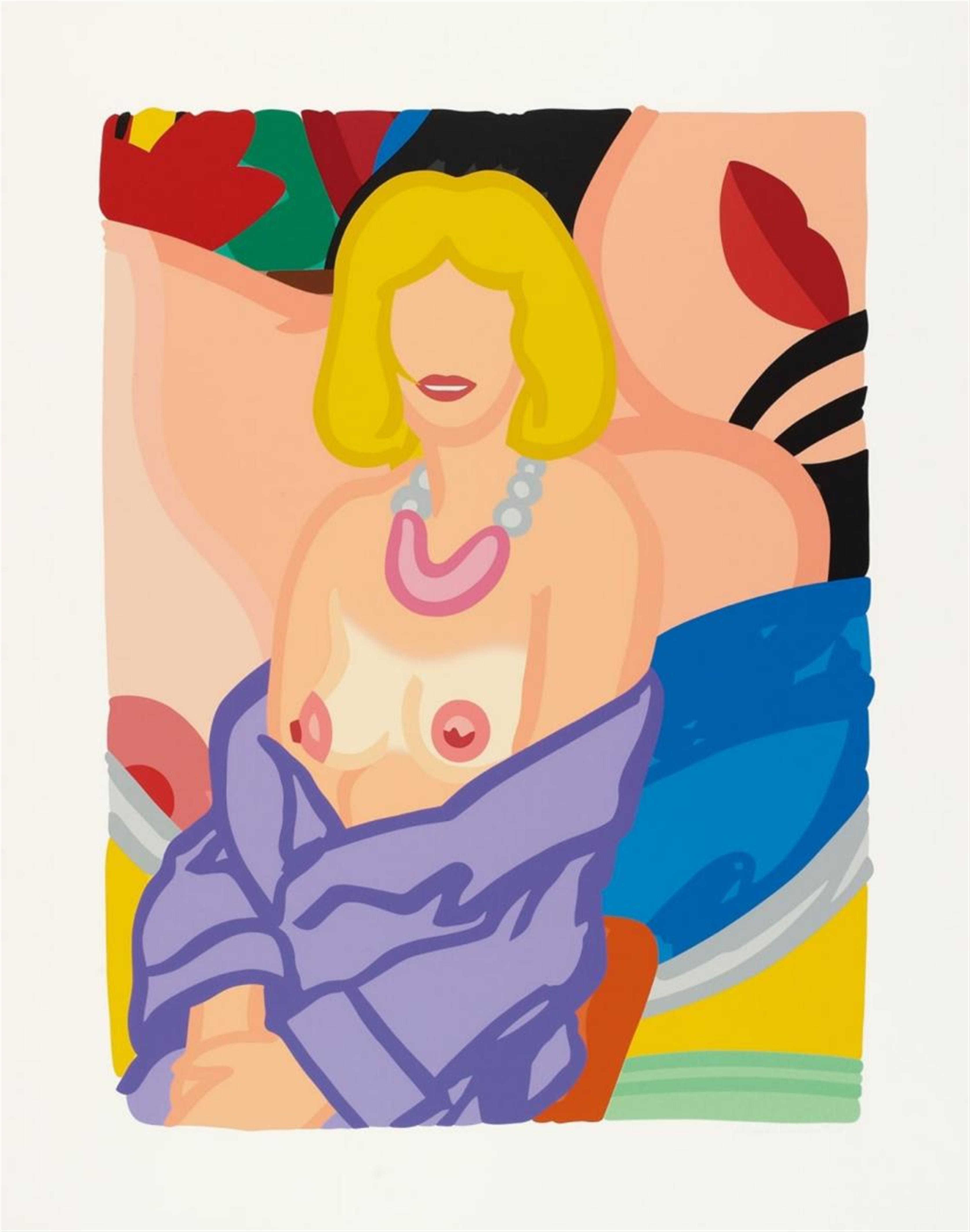 Tom Wesselmann - Claire sitting with Robe half off (Vivienne) - image-1