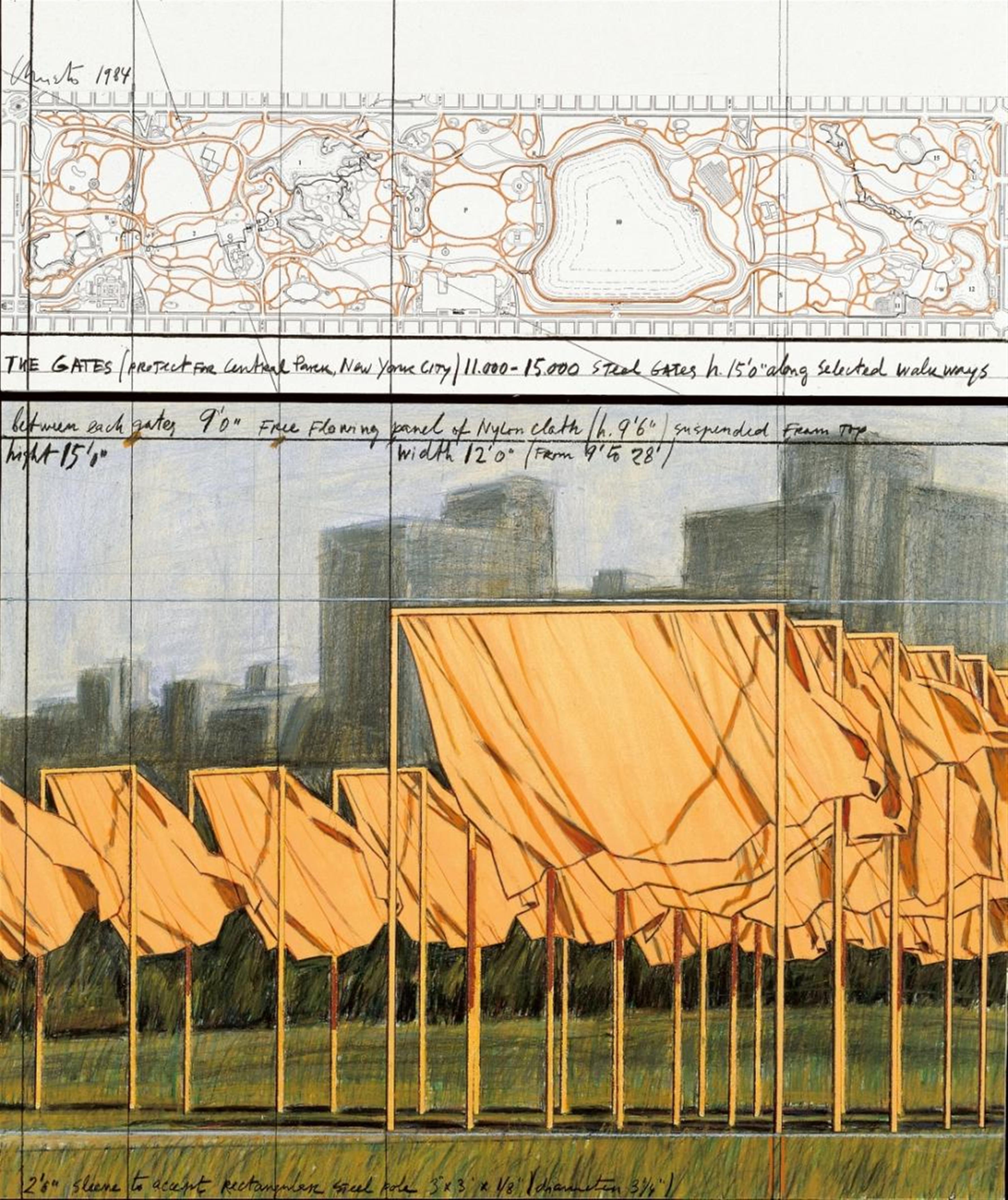 Christo - The Gates (Project for Central Park, New York City) - image-1