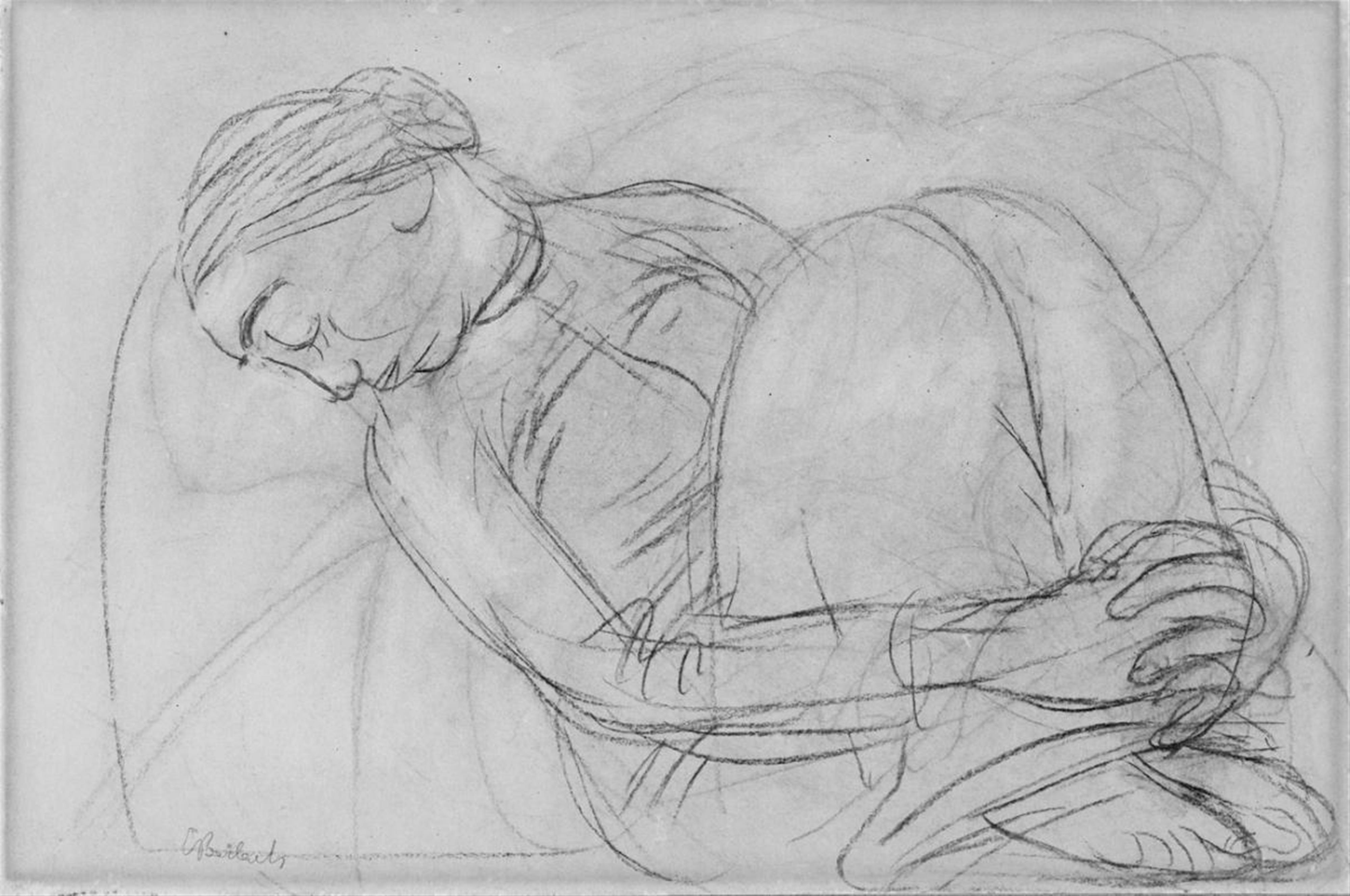 Ernst Barlach - Sleeping Woman - image-1