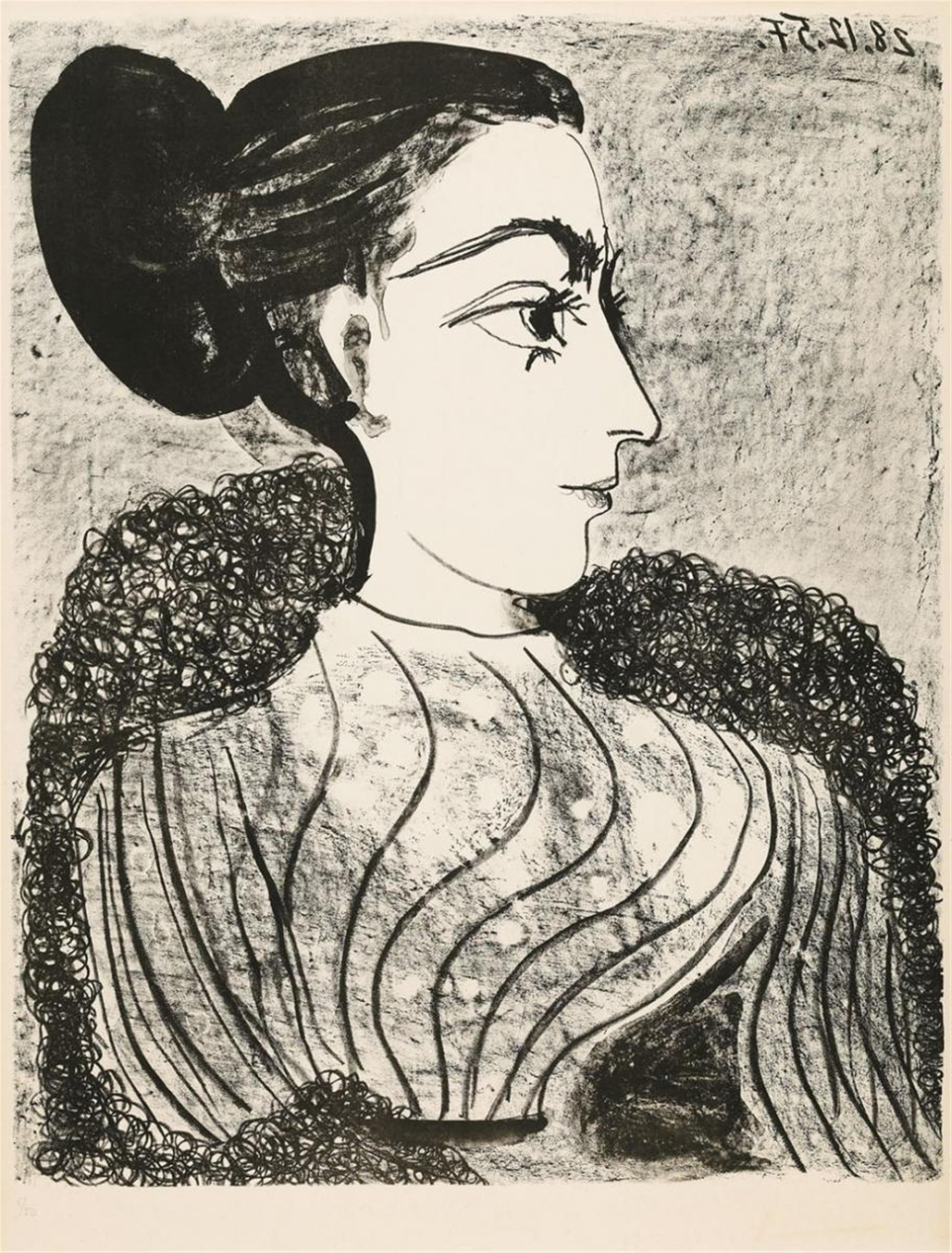 Pablo Picasso - Femme au chignon - image-1