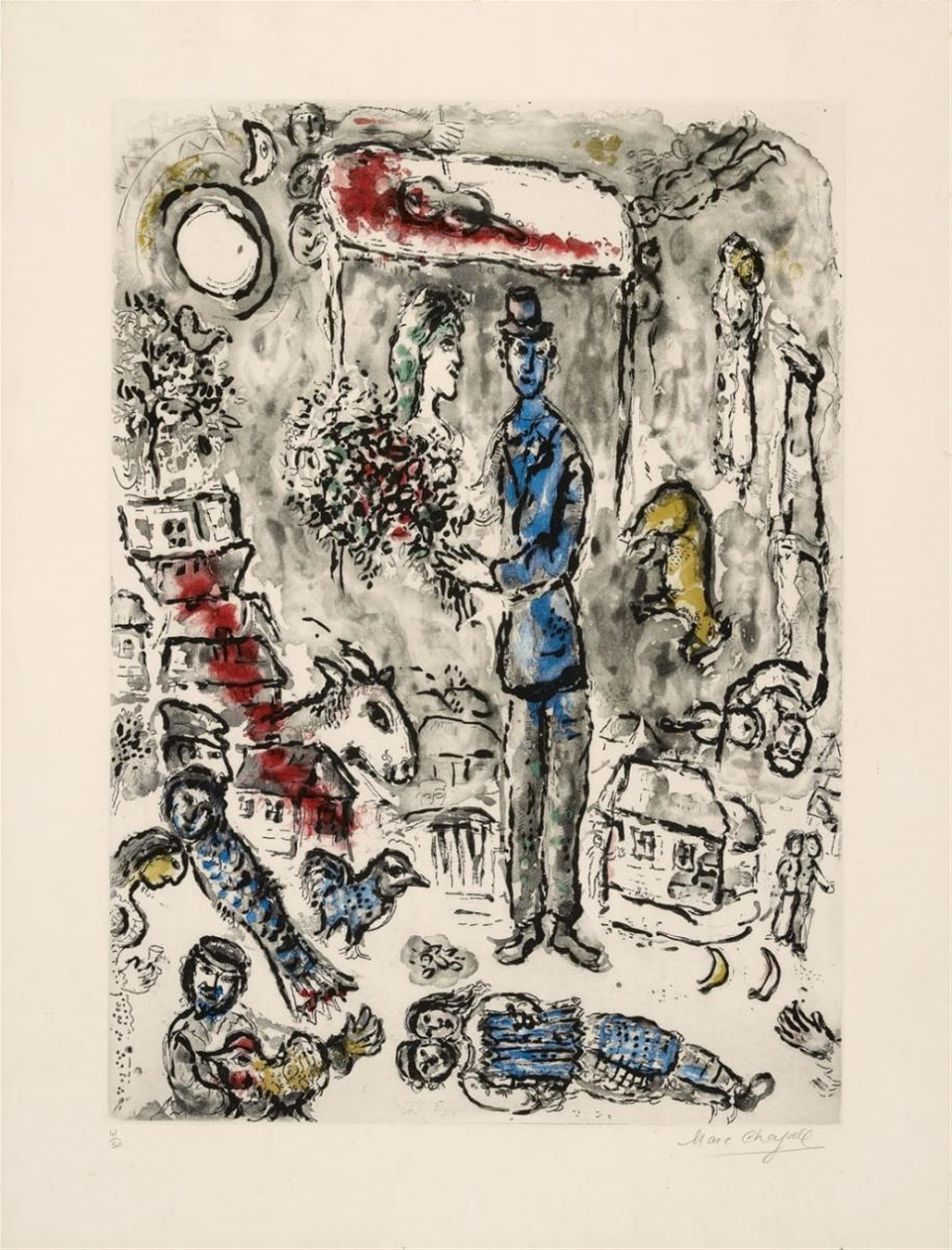 Marc Chagall - Le Mariage - image-1