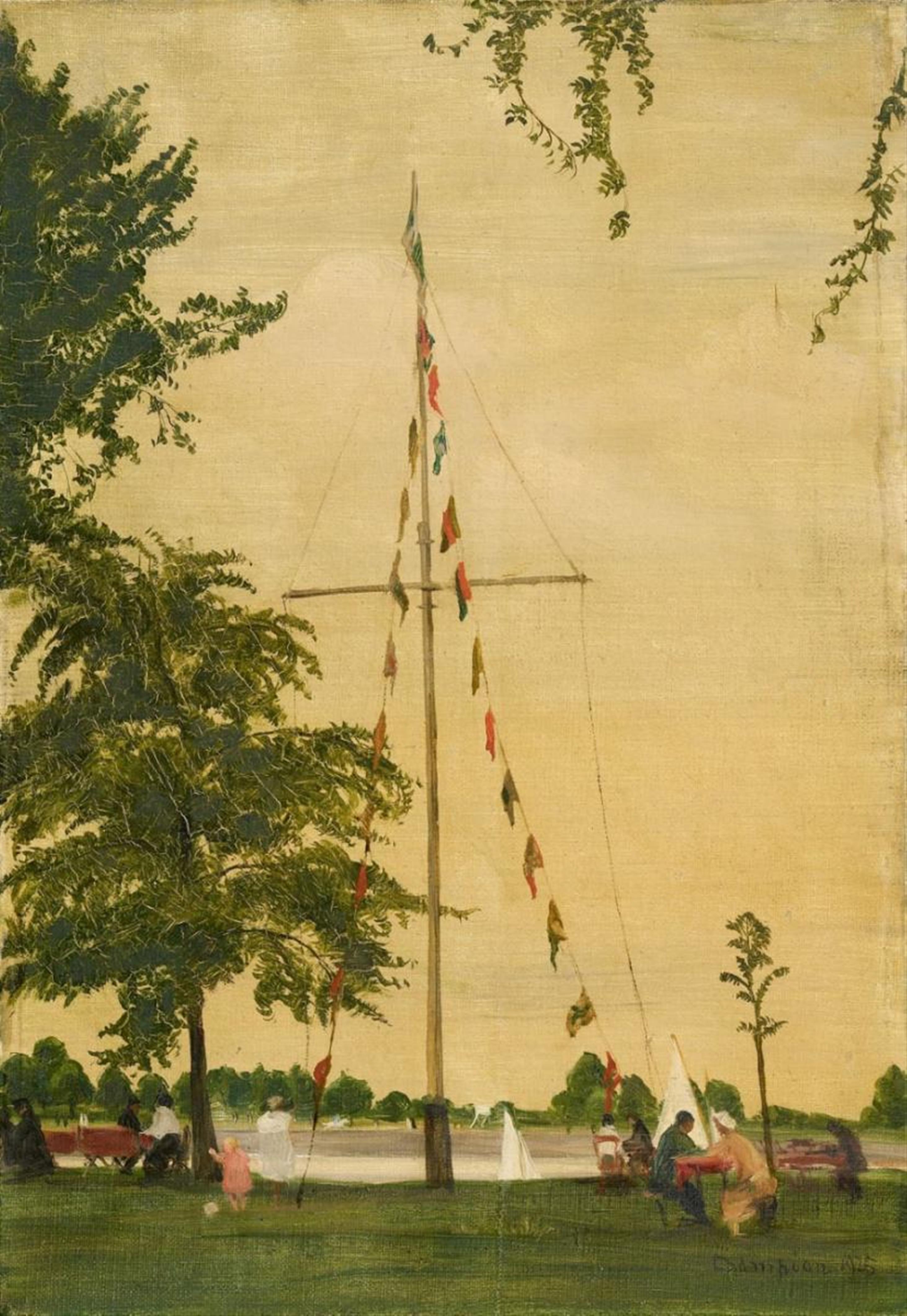 Theo Champion - Flag Poles at the Rhine Rive - image-1