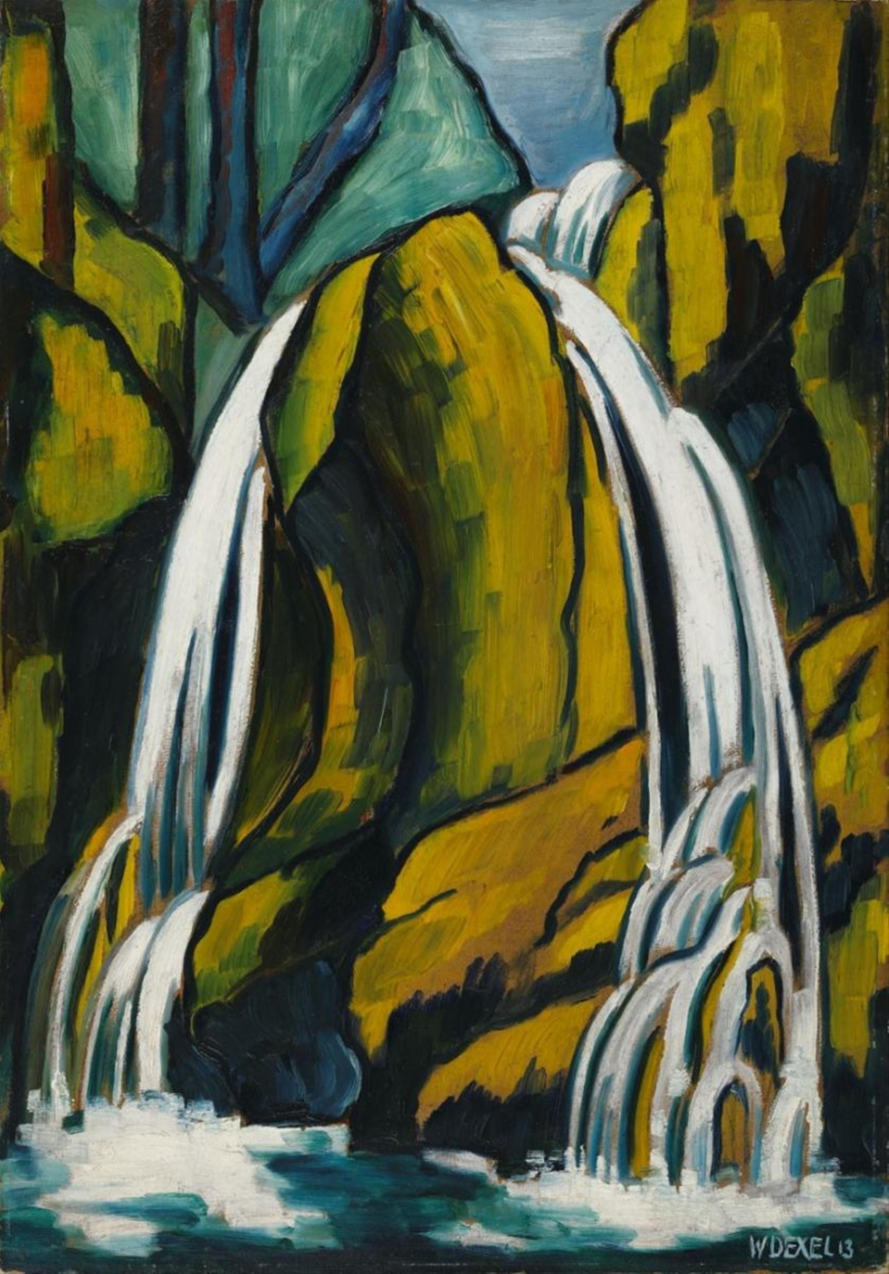 Walter Dexel - Wasserfall im Josefstal - image-1