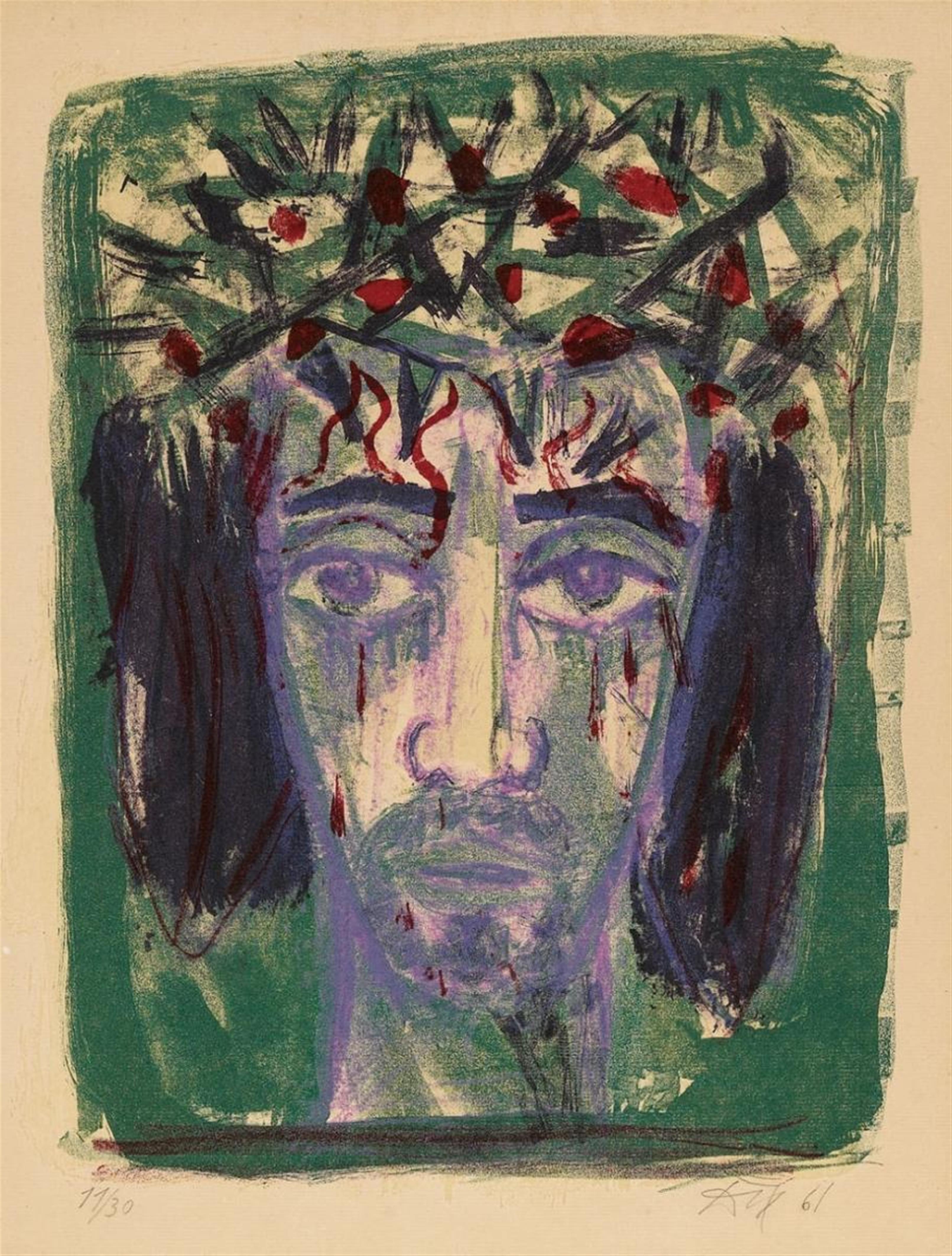Otto Dix - Head of Christ - image-1