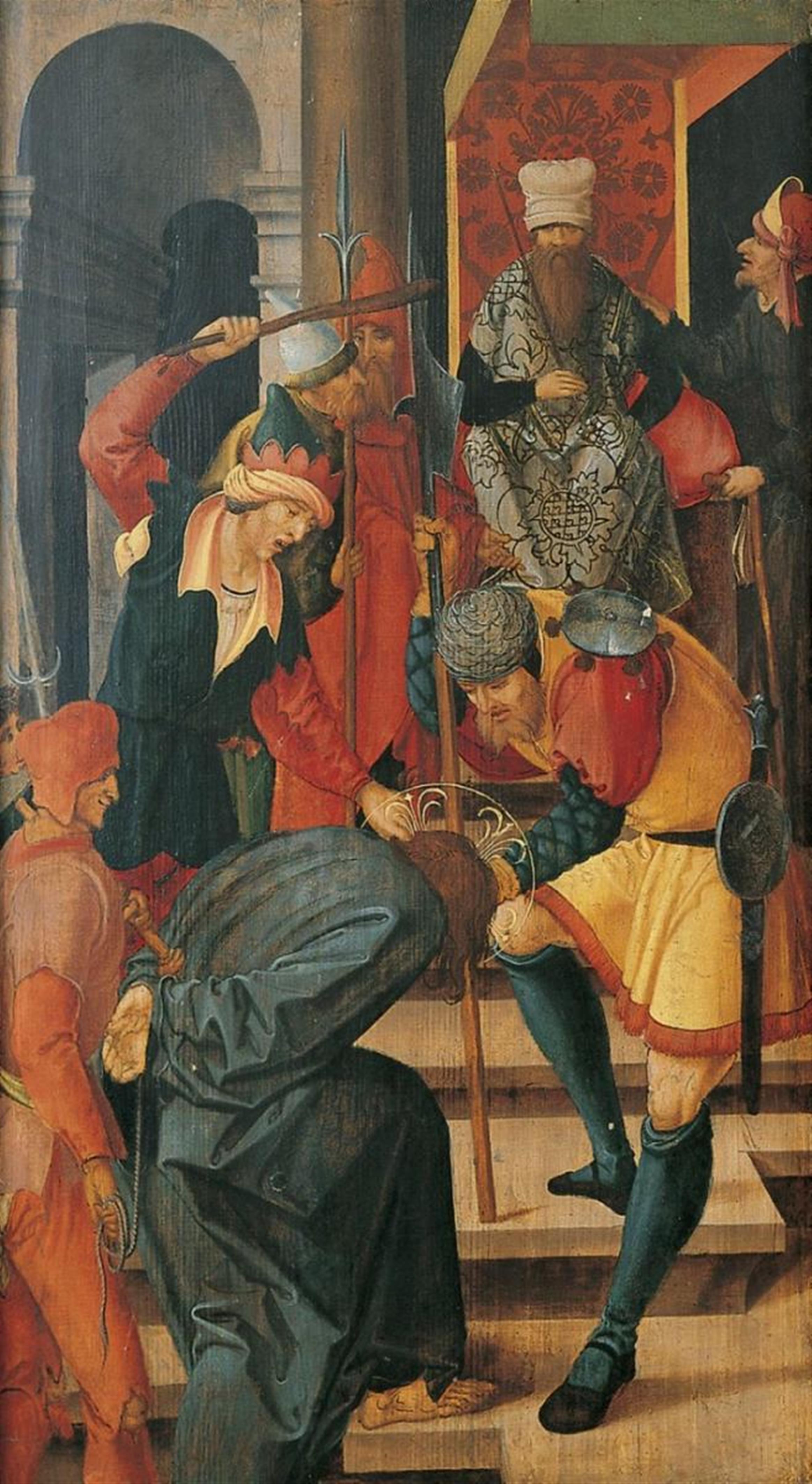 Süddeutscher Meister um 1515/1520 - CHRISTUS VOR ANNAS - image-1
