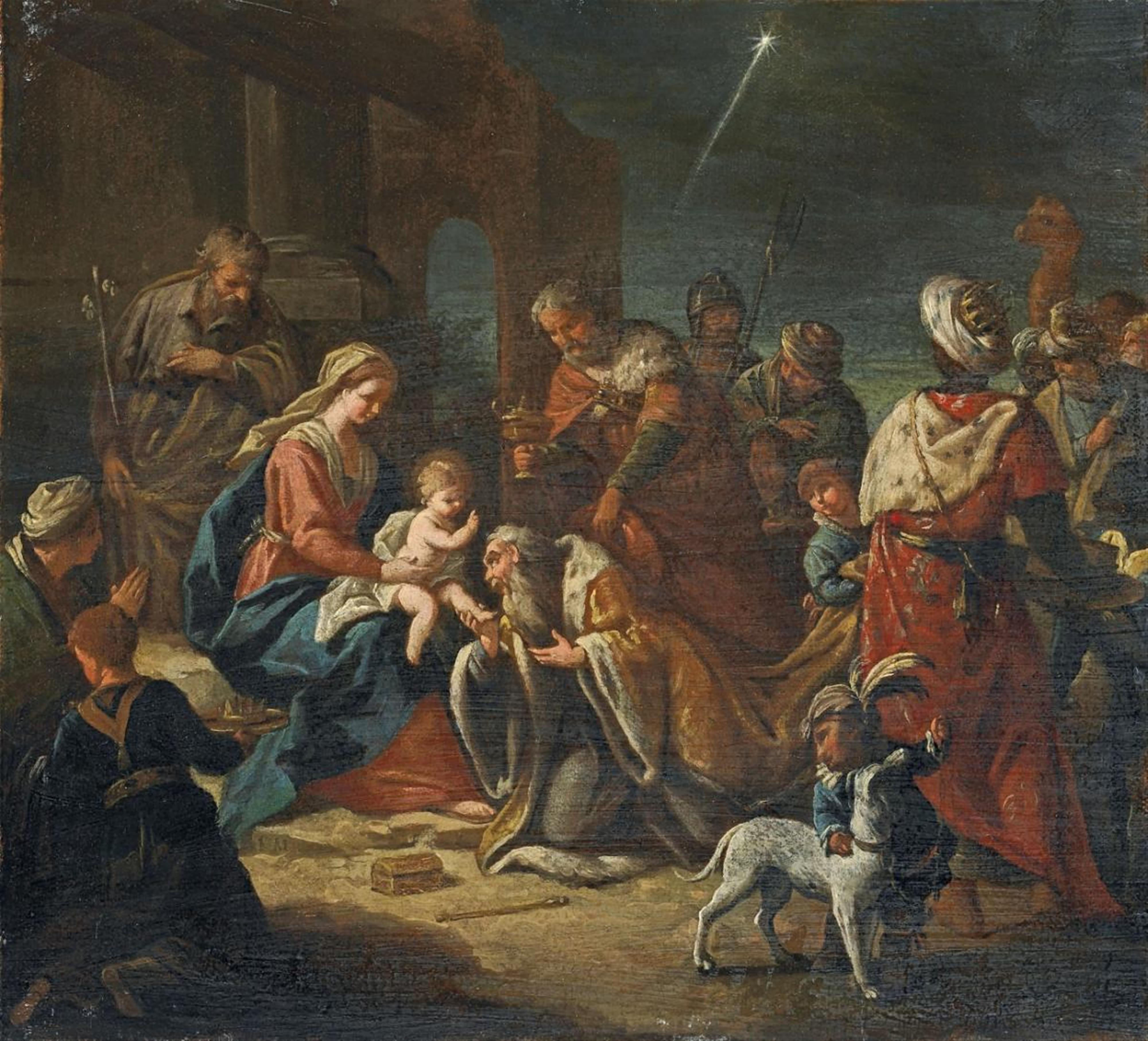 Jacopo di Paolo Marieschi, zugeschrieben - DIE ANBETUNG DER KÖNIGE - image-1
