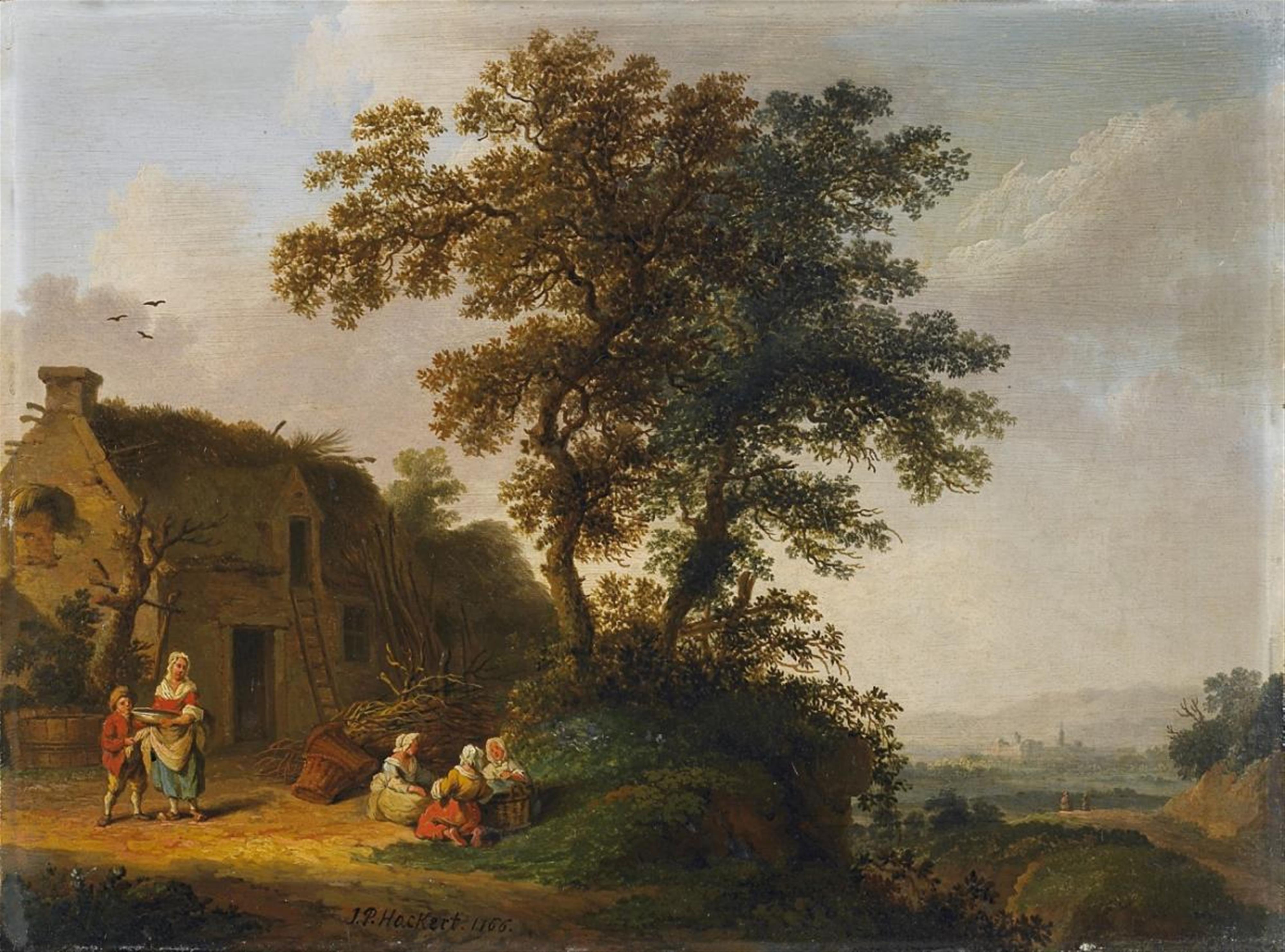 Jacob Philipp Hackert - TWO LANDSCAPES WITH FARMSTEADS - image-2
