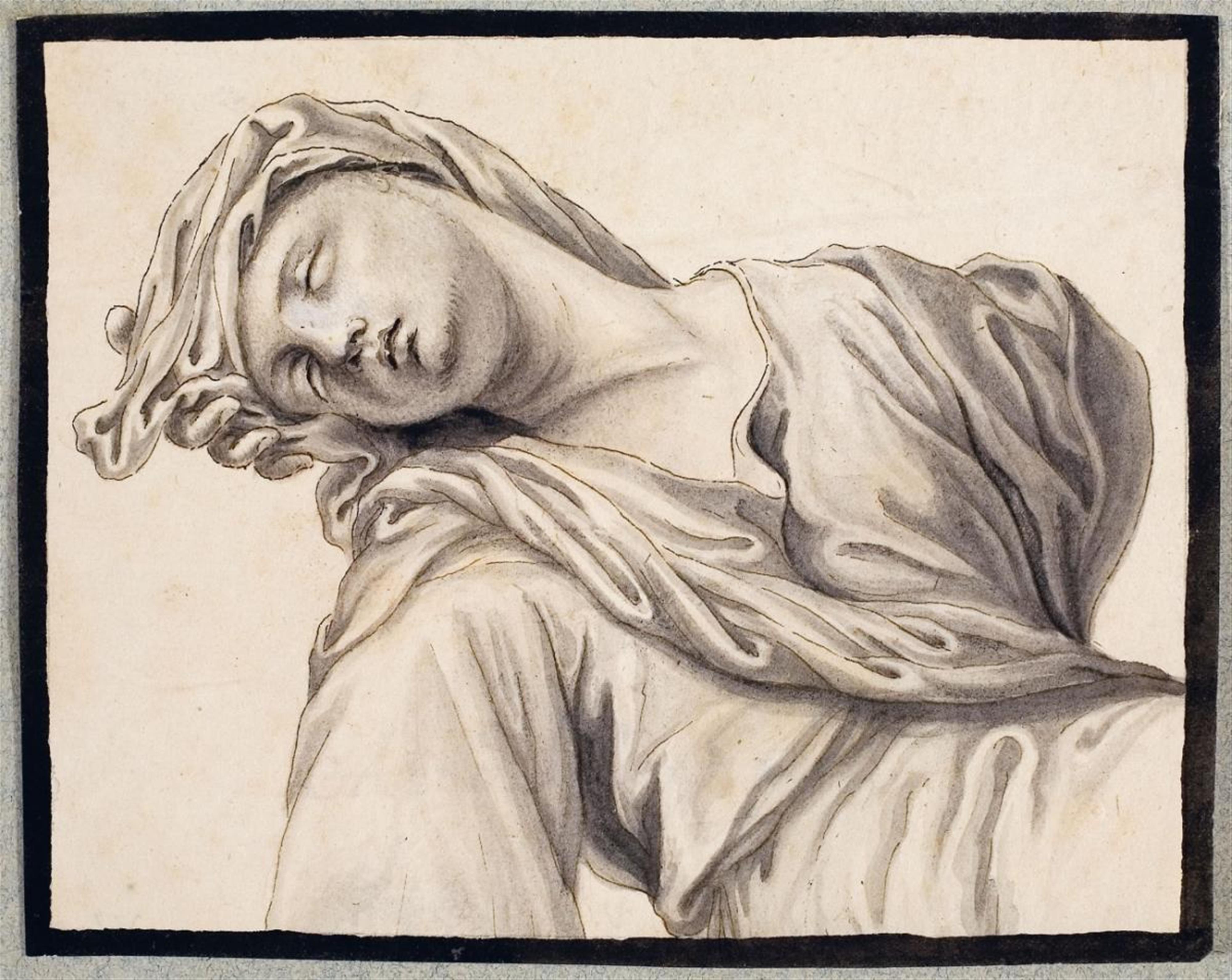 Adriaen van der Werff, attributed to - STUDY FOR A SLEEPING FIGURE - image-1