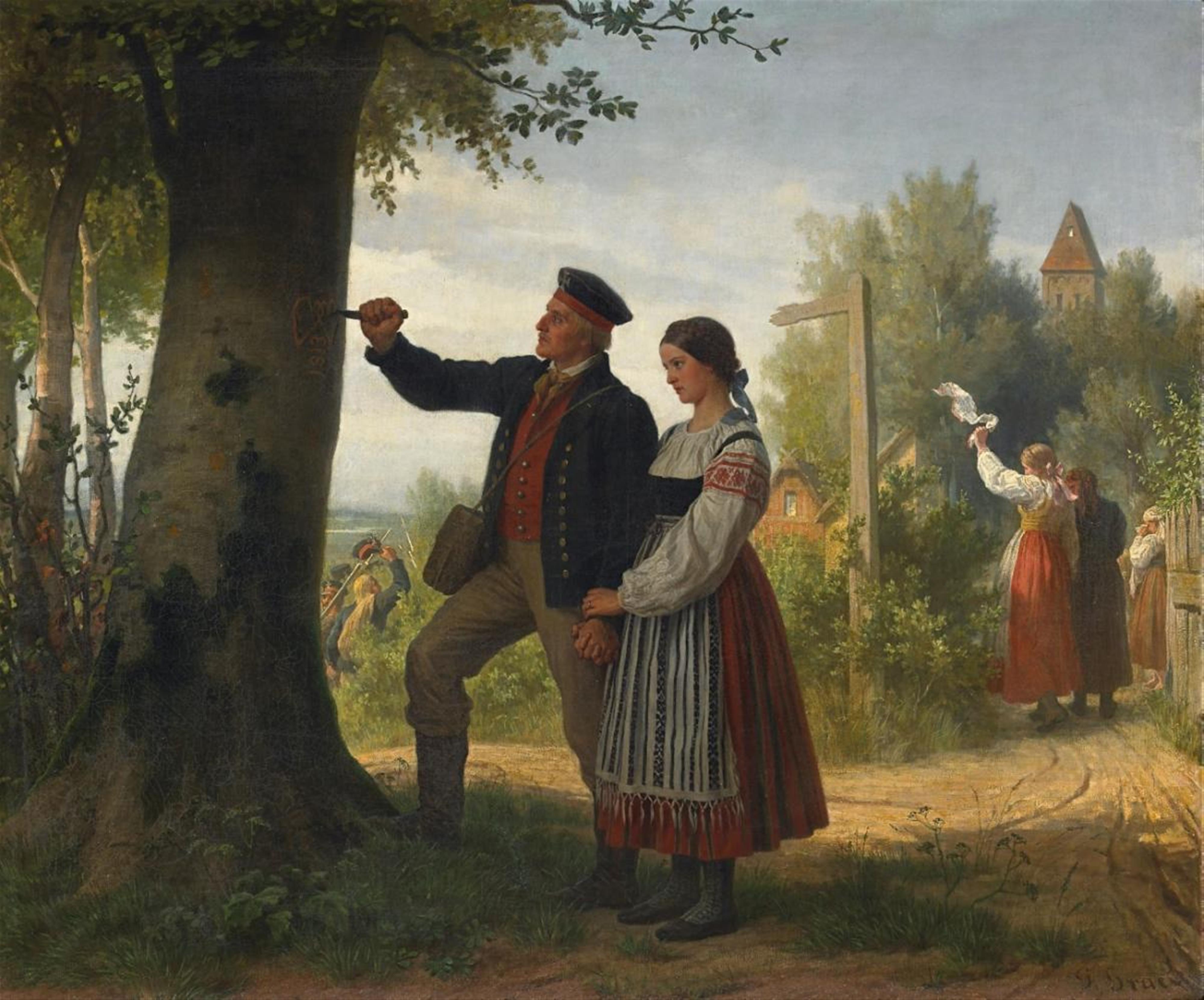 Gustav Graef - THE FAREWELL OF THE LITUANIAN LANDWEHR SOLDIER - image-1