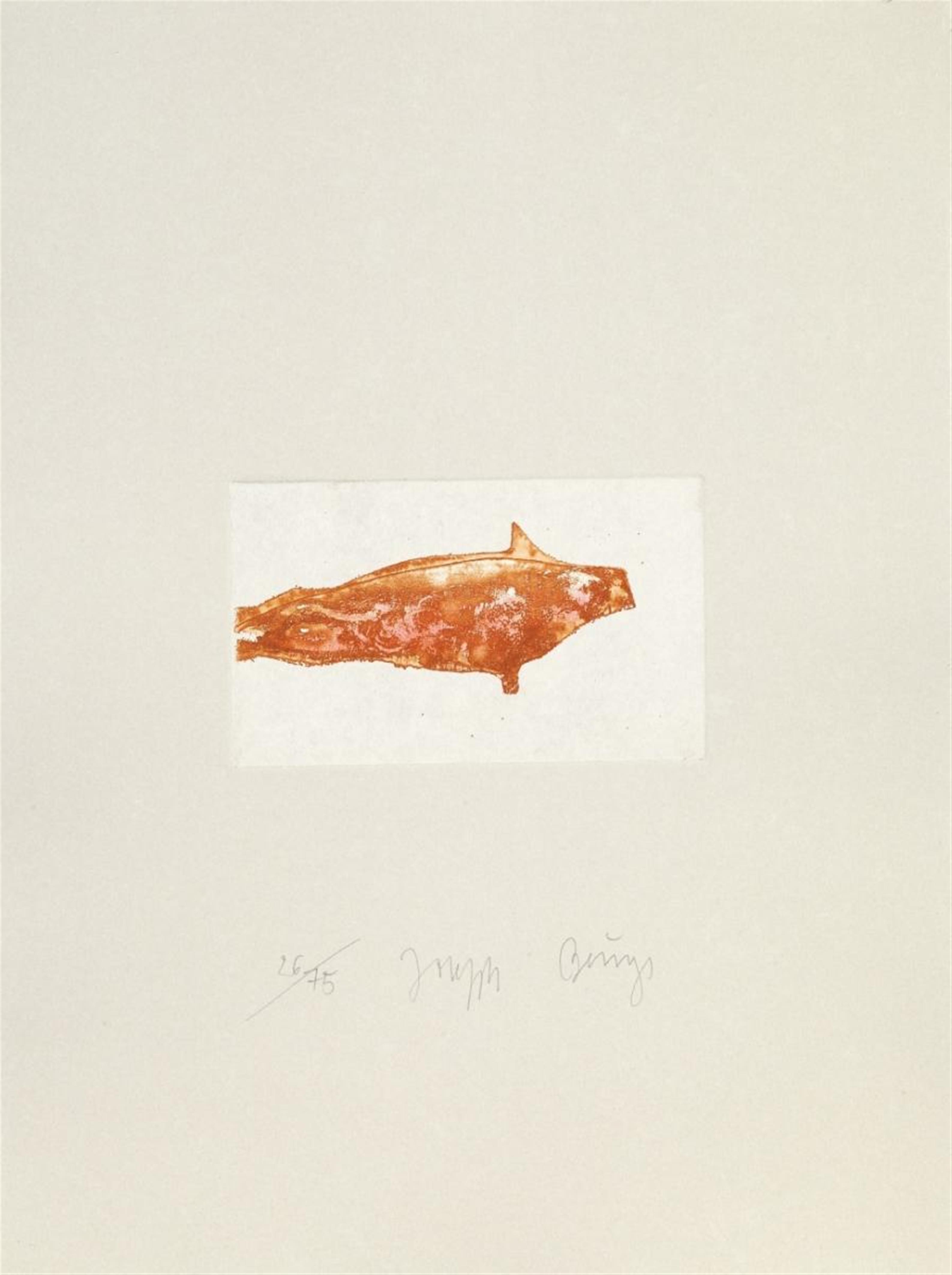 Joseph Beuys - KOPF H.B. TOPFSPIEL. MEERENGEL ROBBE 1-3. MEERENGEL SPERM-WAL. TAUCHERIN - image-2