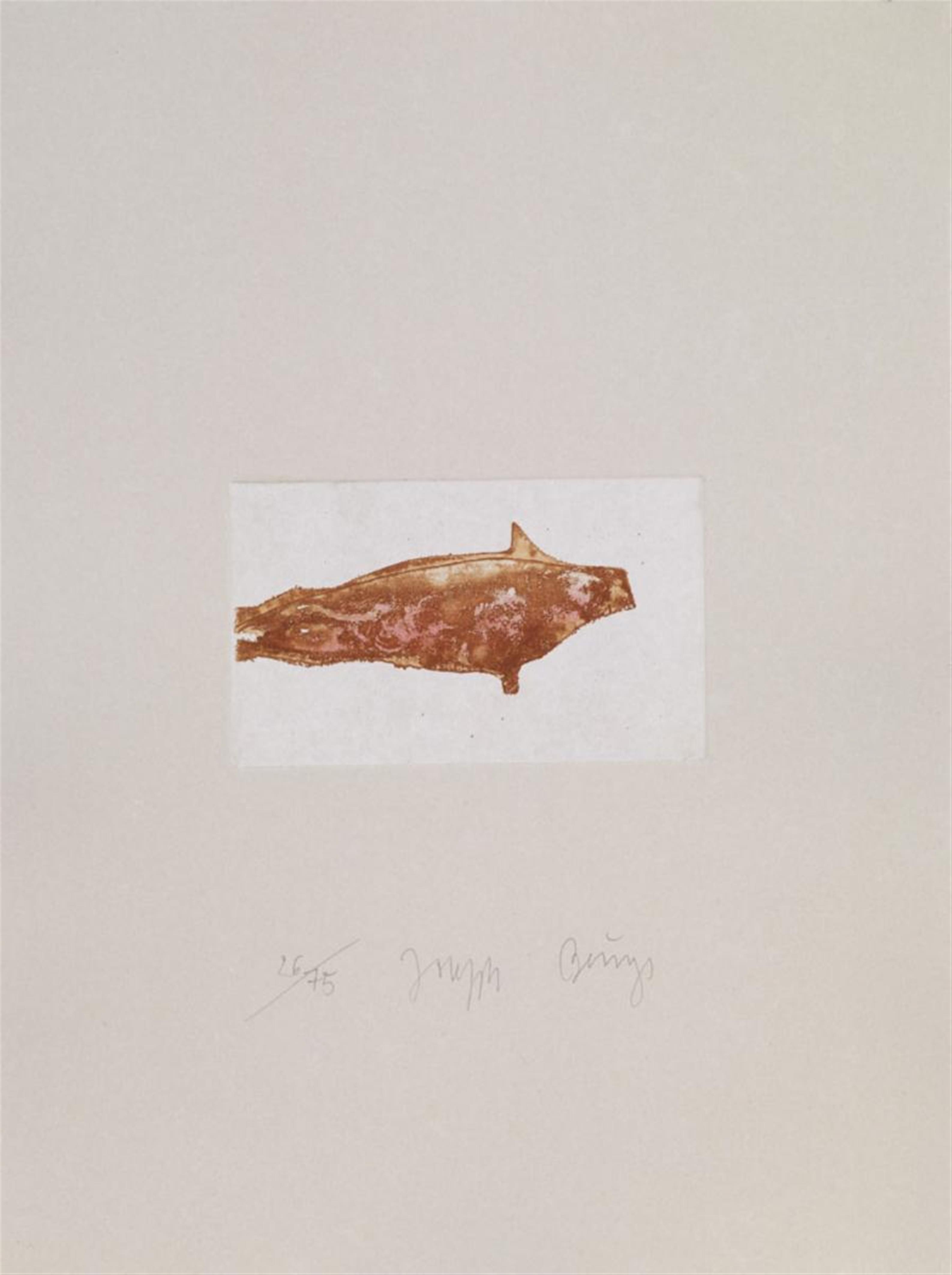 Joseph Beuys - KOPF H.B. TOPFSPIEL. MEERENGEL ROBBE 1-3. MEERENGEL SPERM-WAL. TAUCHERIN - image-1