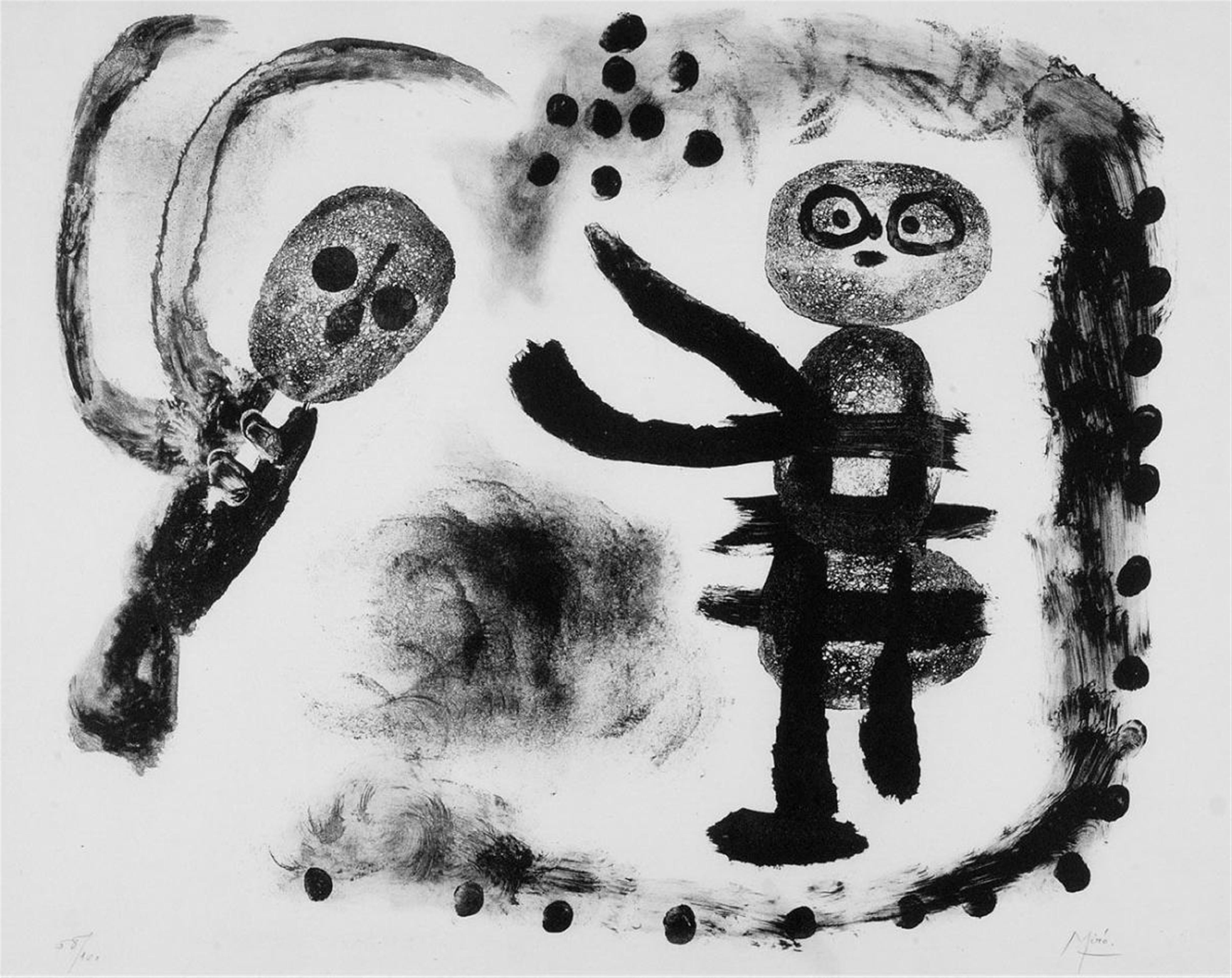 Joan Miró - Petite fille au bois - image-1