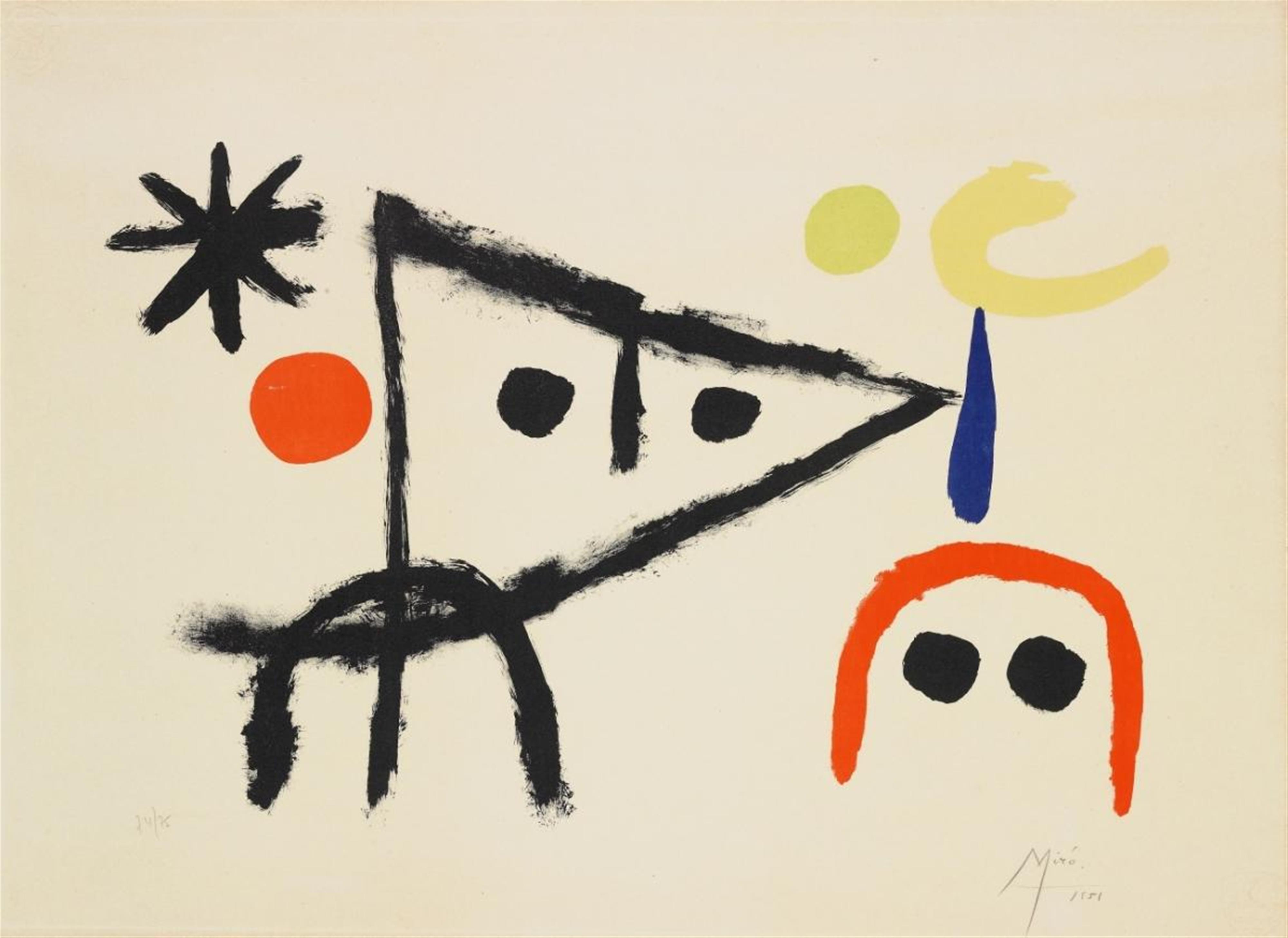 Joan Miró - Le petit chat au claire de la lune - image-1