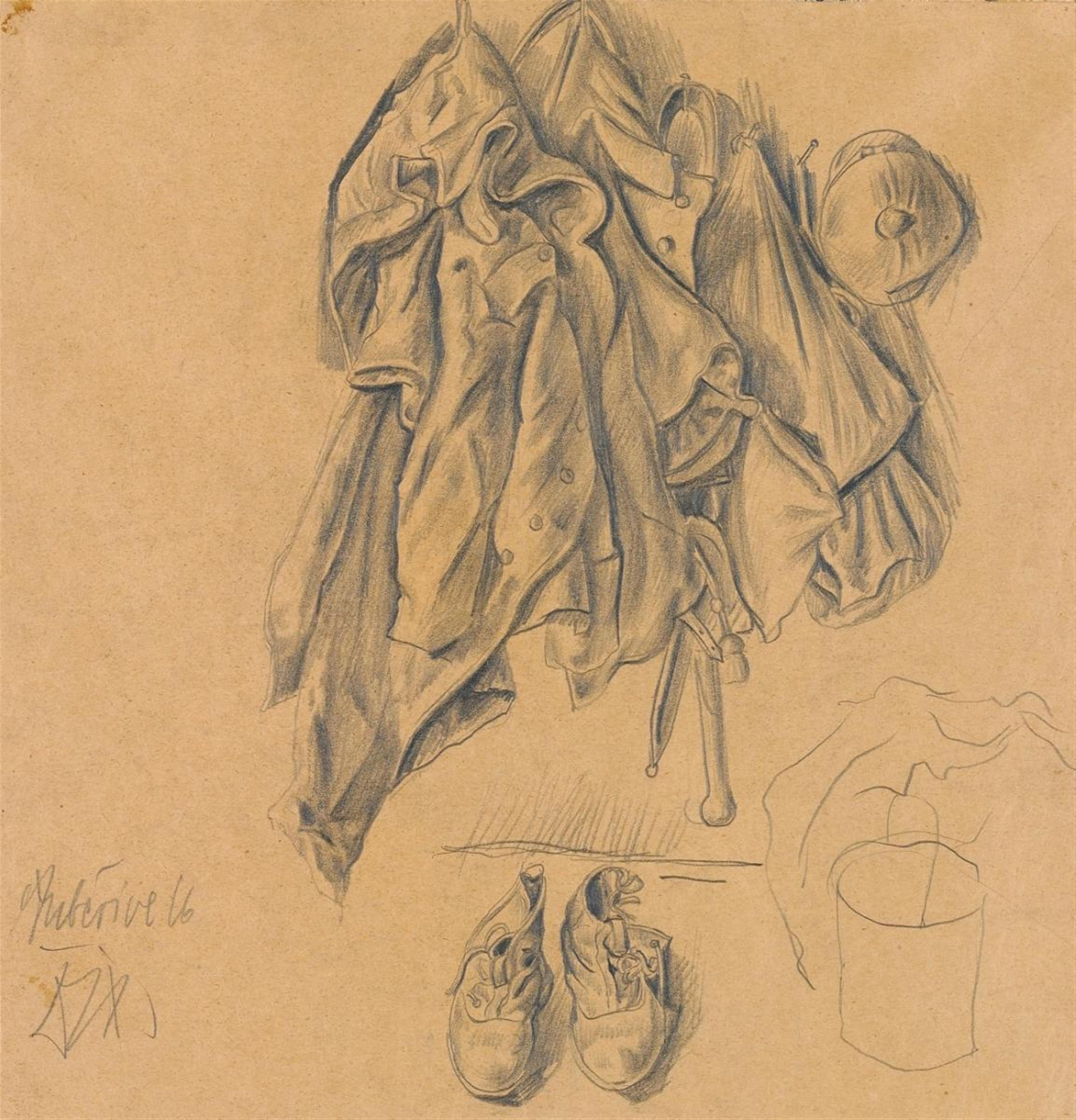 Otto Dix - Still life with Soldiers Coats, Aubérive - image-1