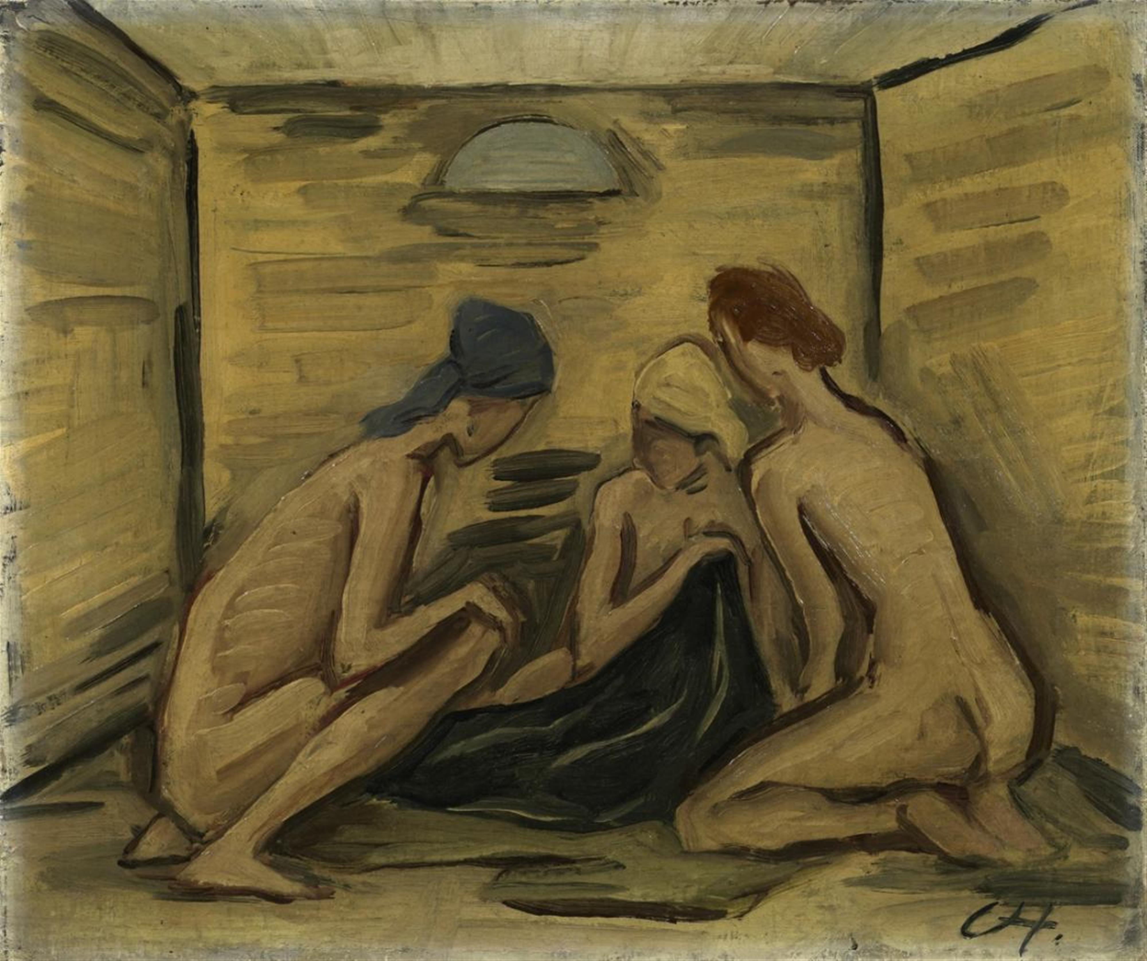 Karl Hofer - Im Baderaum (In the bath room) - image-1