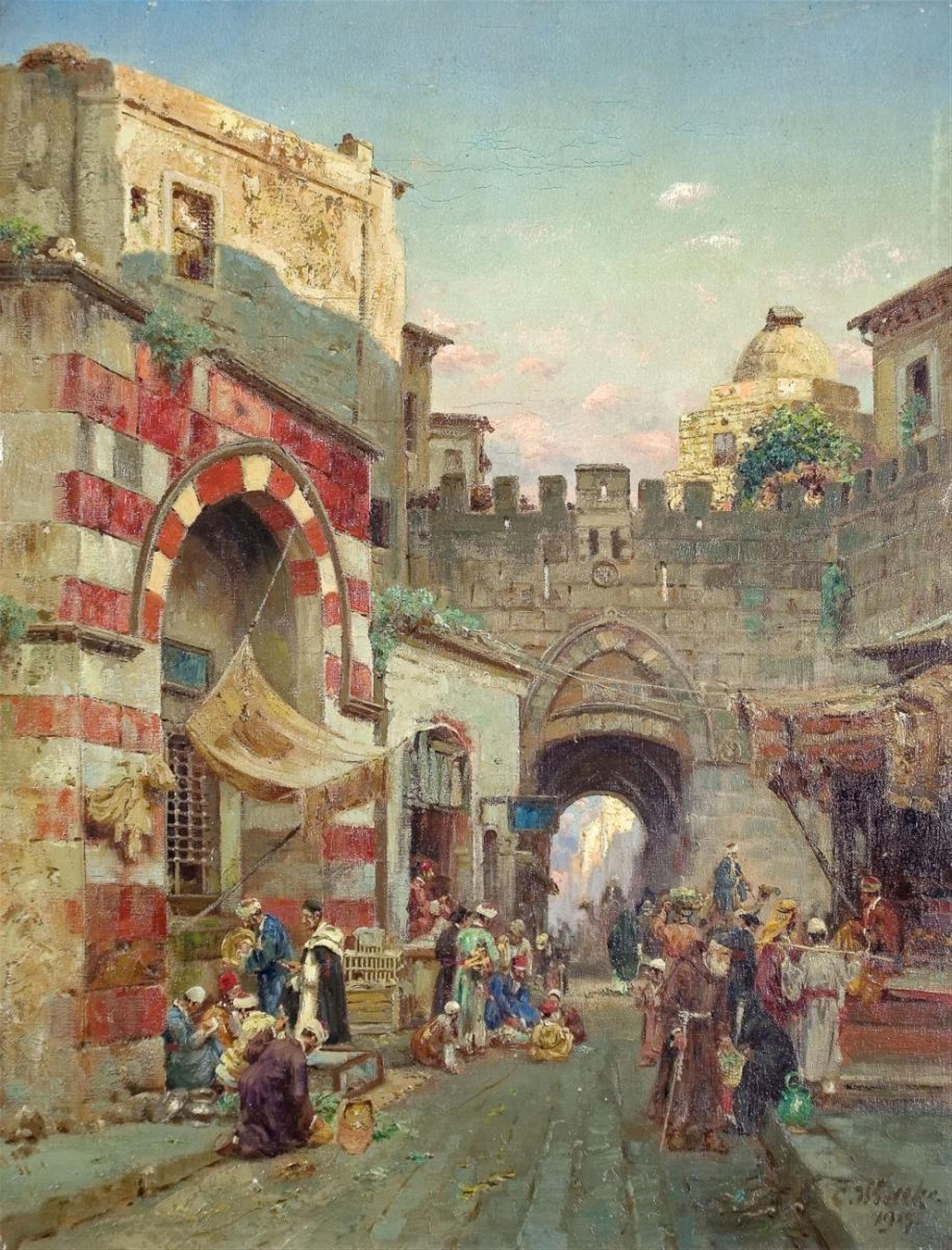 Carl Wuttke - TOWN GATE IN JERUSALEM - image-1