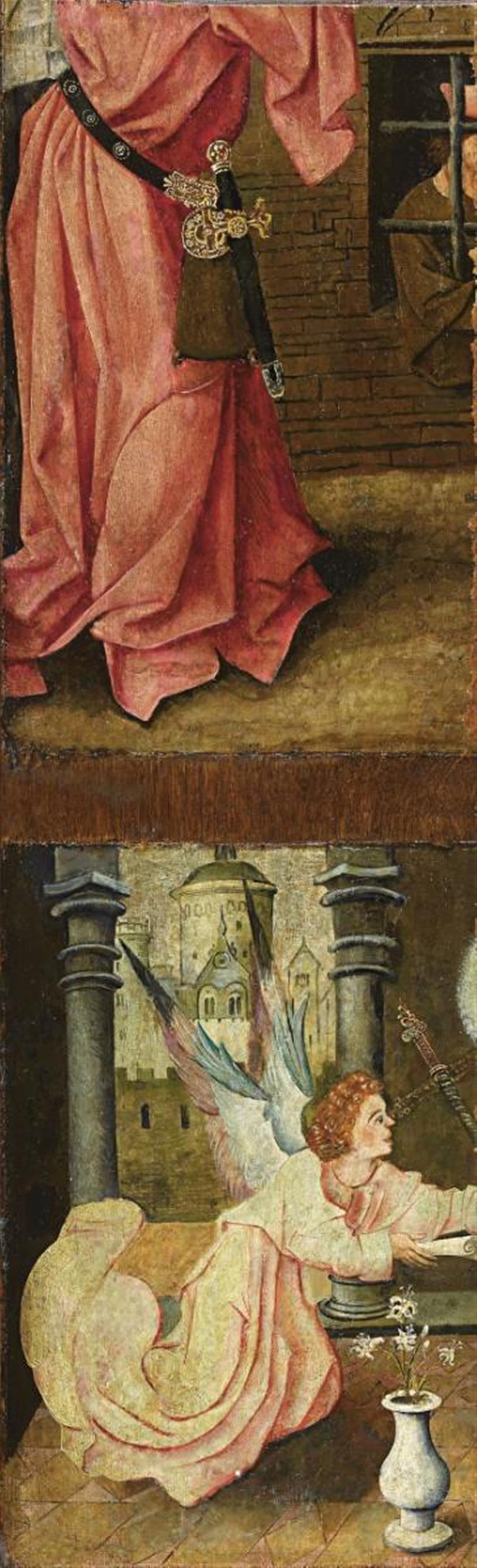 Niederländischer Meister um 1530 - FRAGMENT EINES ALTARFLÜGELS (IN ZWEI TEILEN) - image-2
