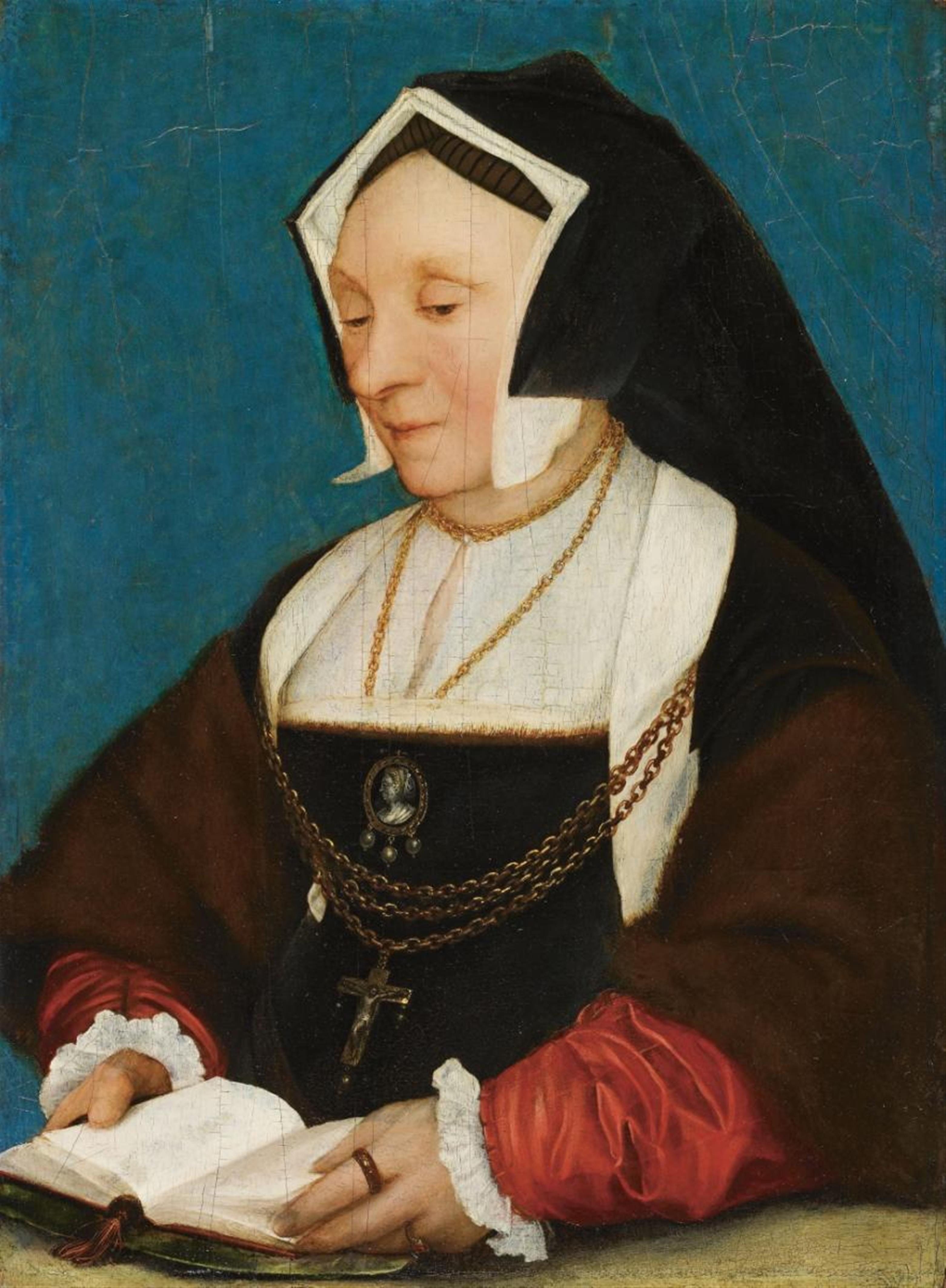 Hans Holbein the Younger, follower of - PORTRAIT OF ALICE MORE - image-1