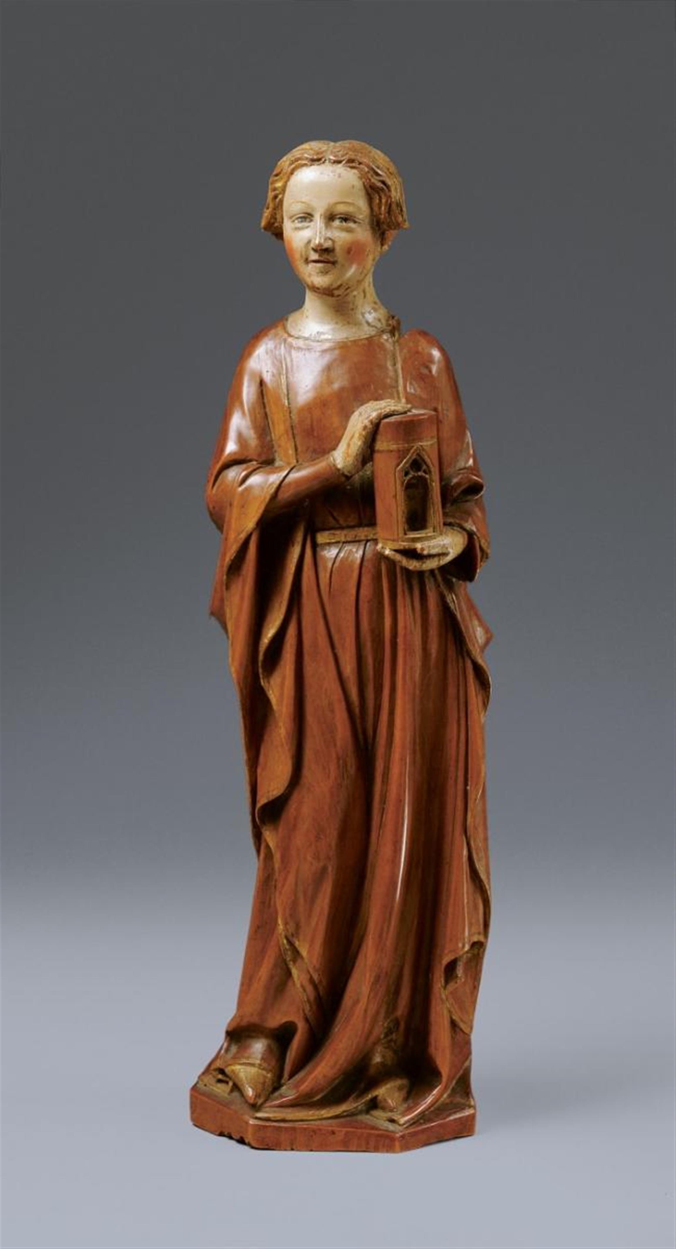 A boxwood figure of SAINT MARY MAGDALENE - image-2