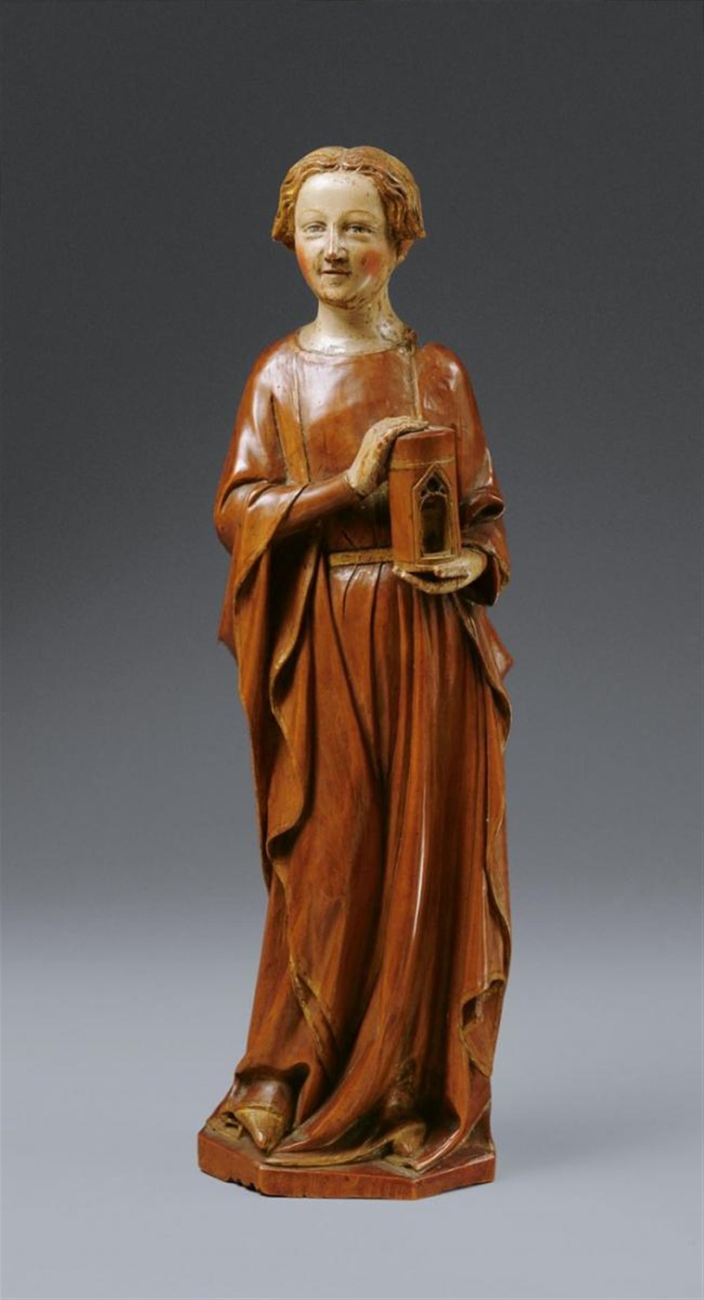 A boxwood figure of SAINT MARY MAGDALENE - image-1
