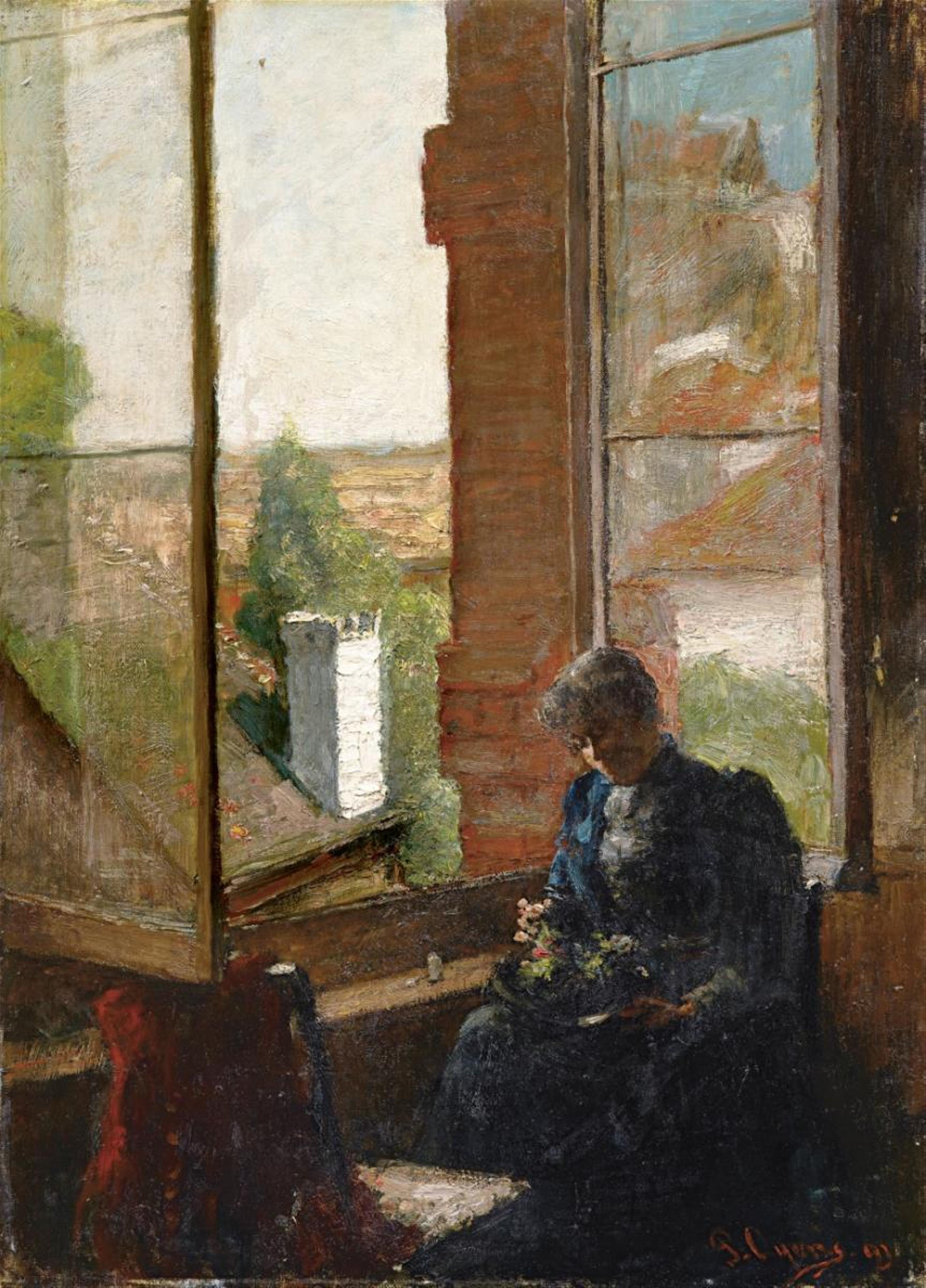 Pieter Oyens - WOMAN AT THE WINDOW - image-1