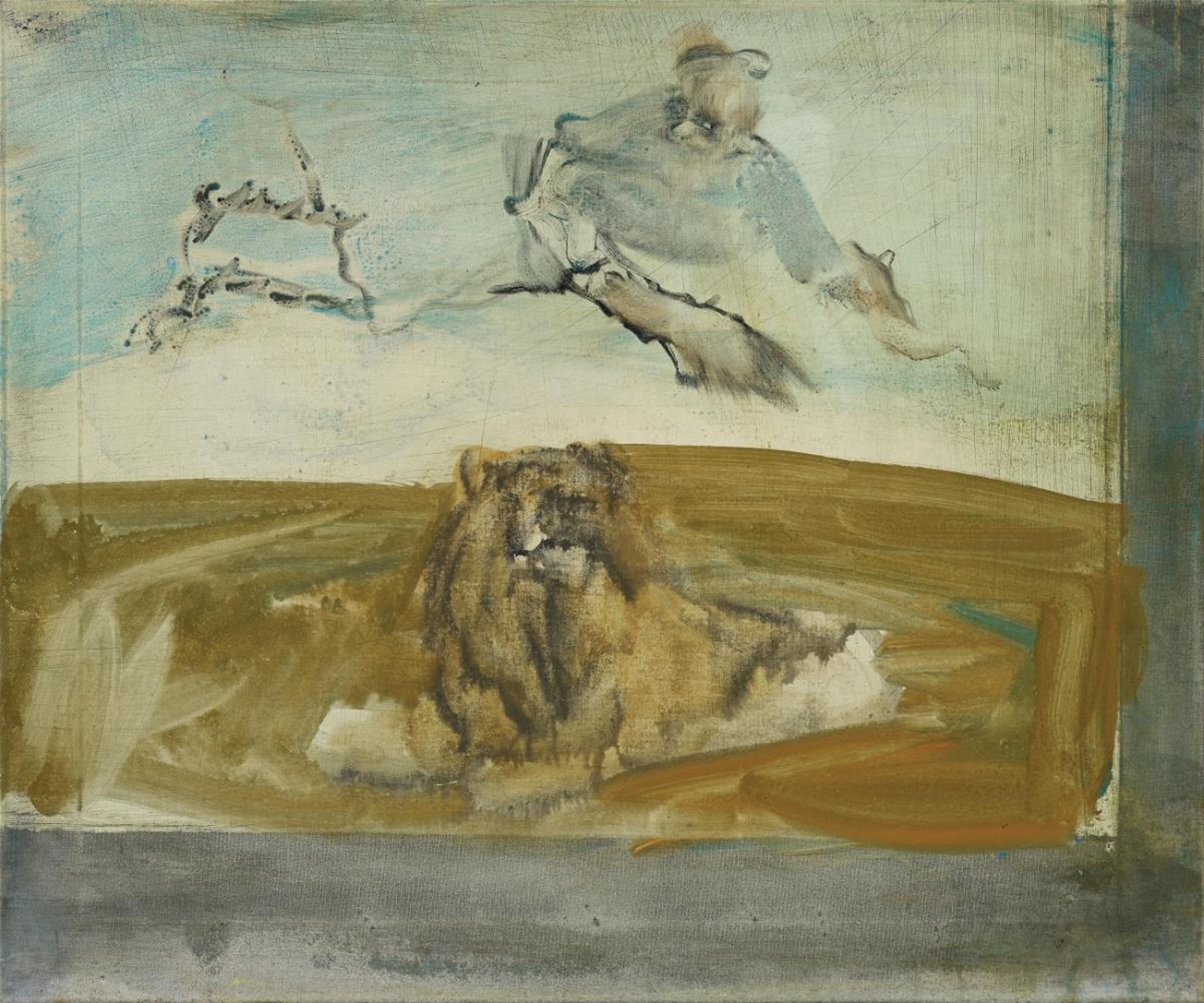 Siegfried Anzinger - Untitled (Lion) - image-1