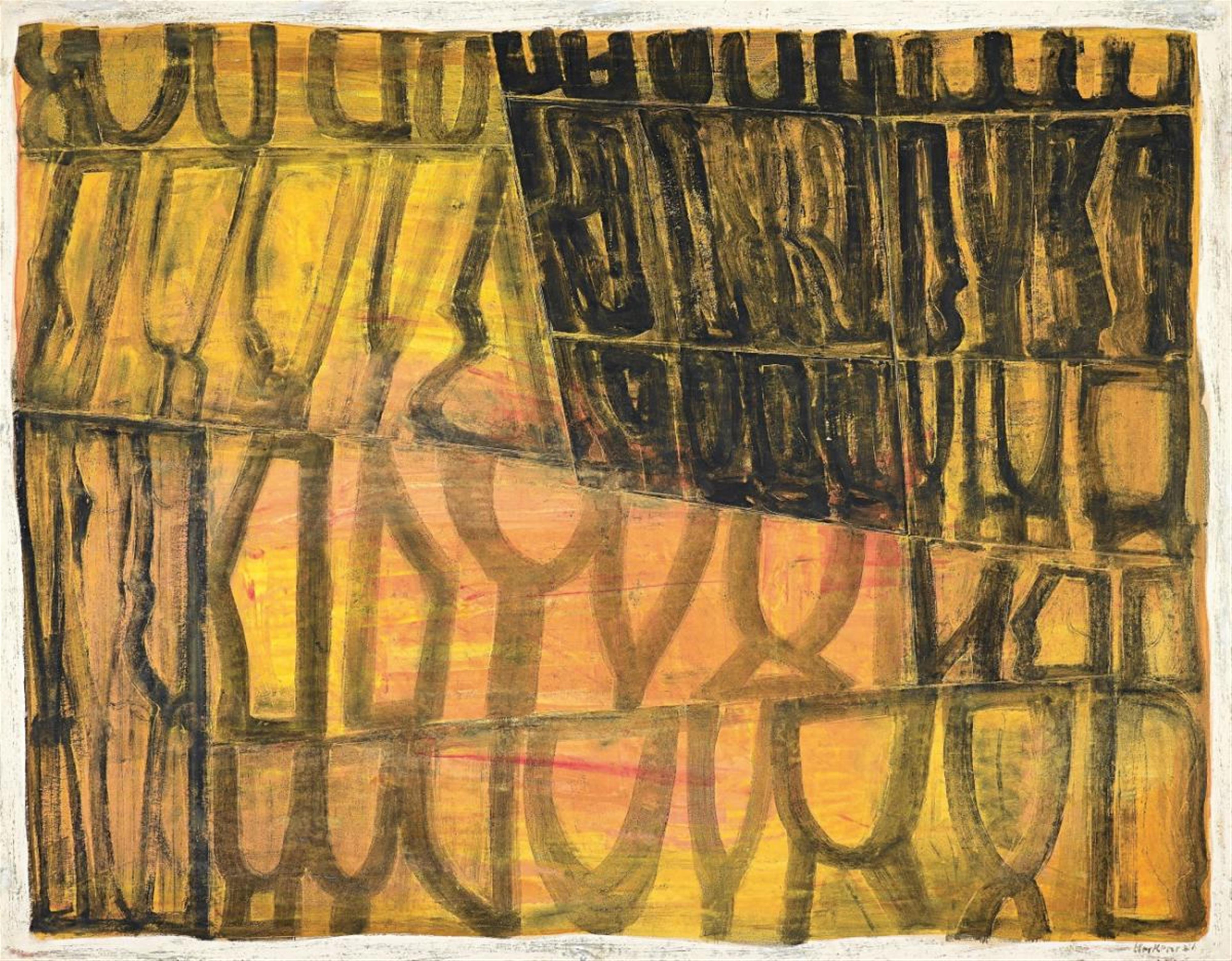 Peter Herkenrath - Untitled (Yellow Painting) - image-1