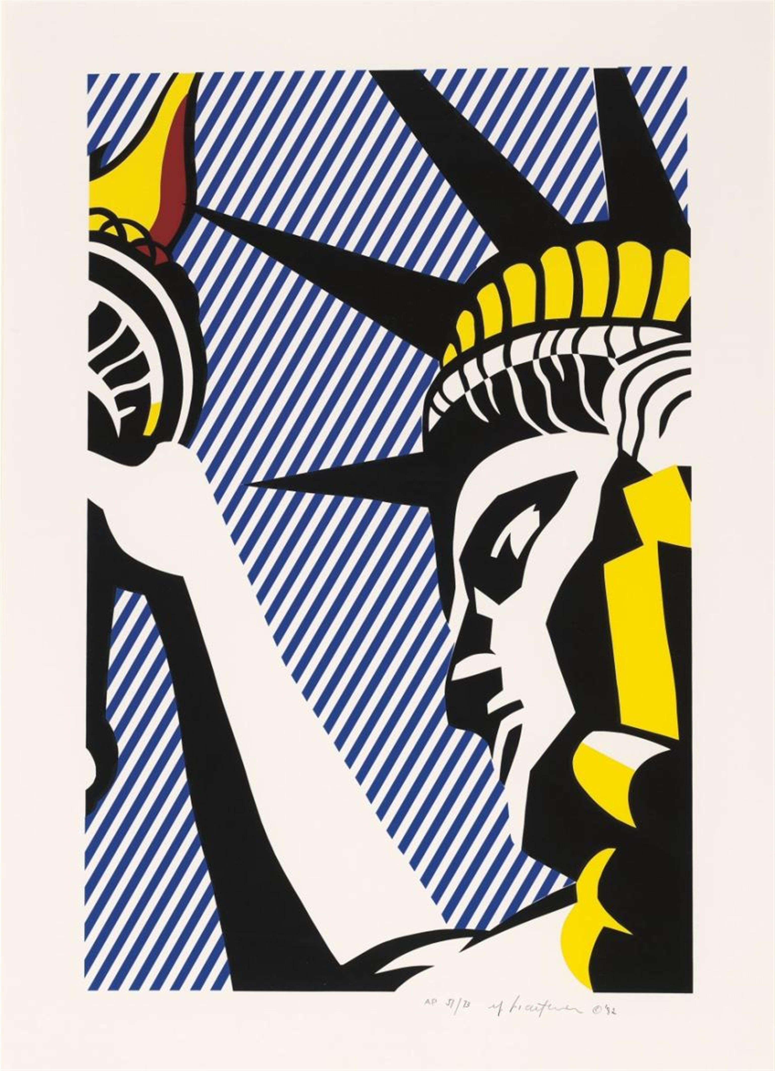 Roy Lichtenstein - I Love Liberty - image-1