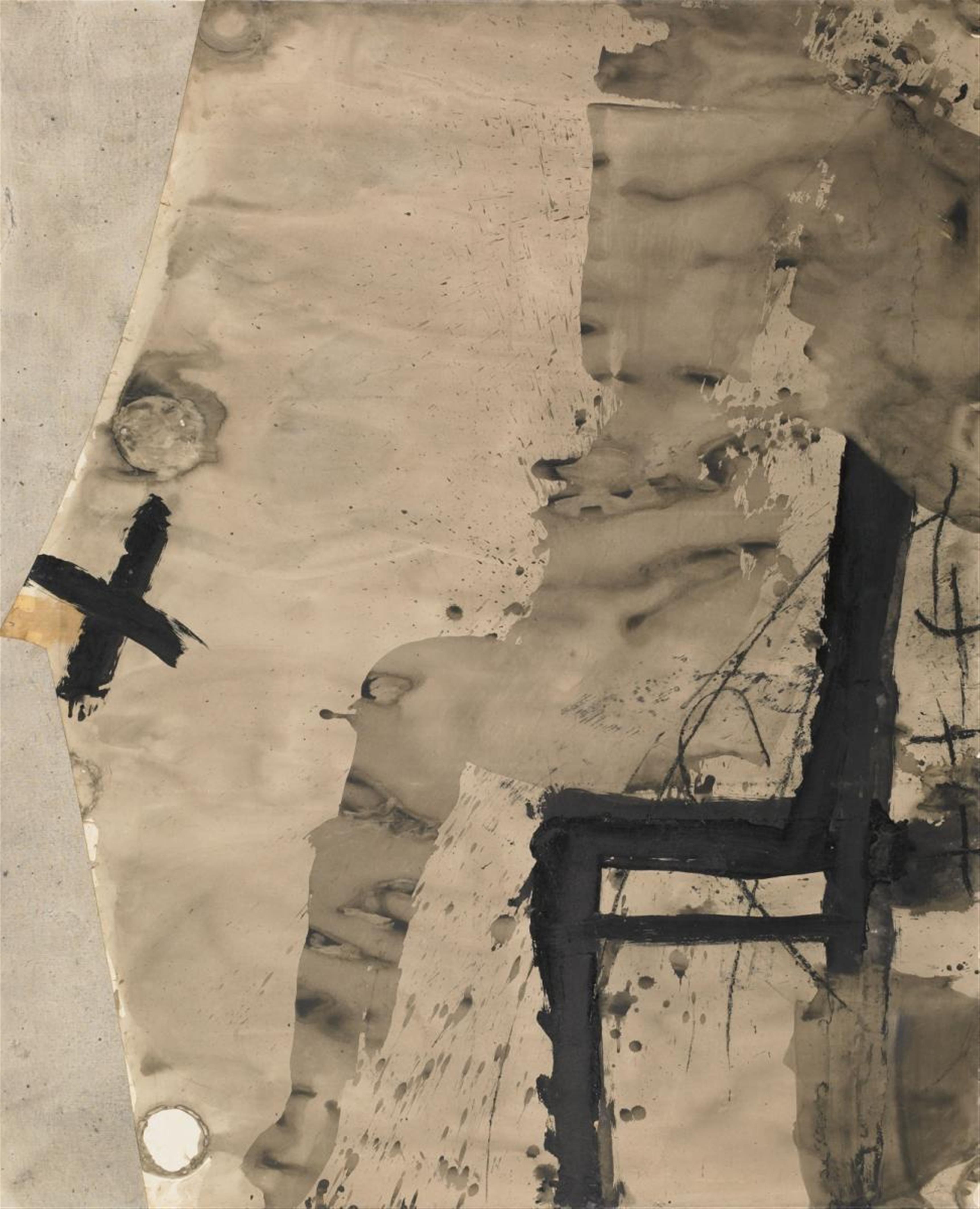 Antoni Tàpies - Untitled (Large India Ink) - image-2