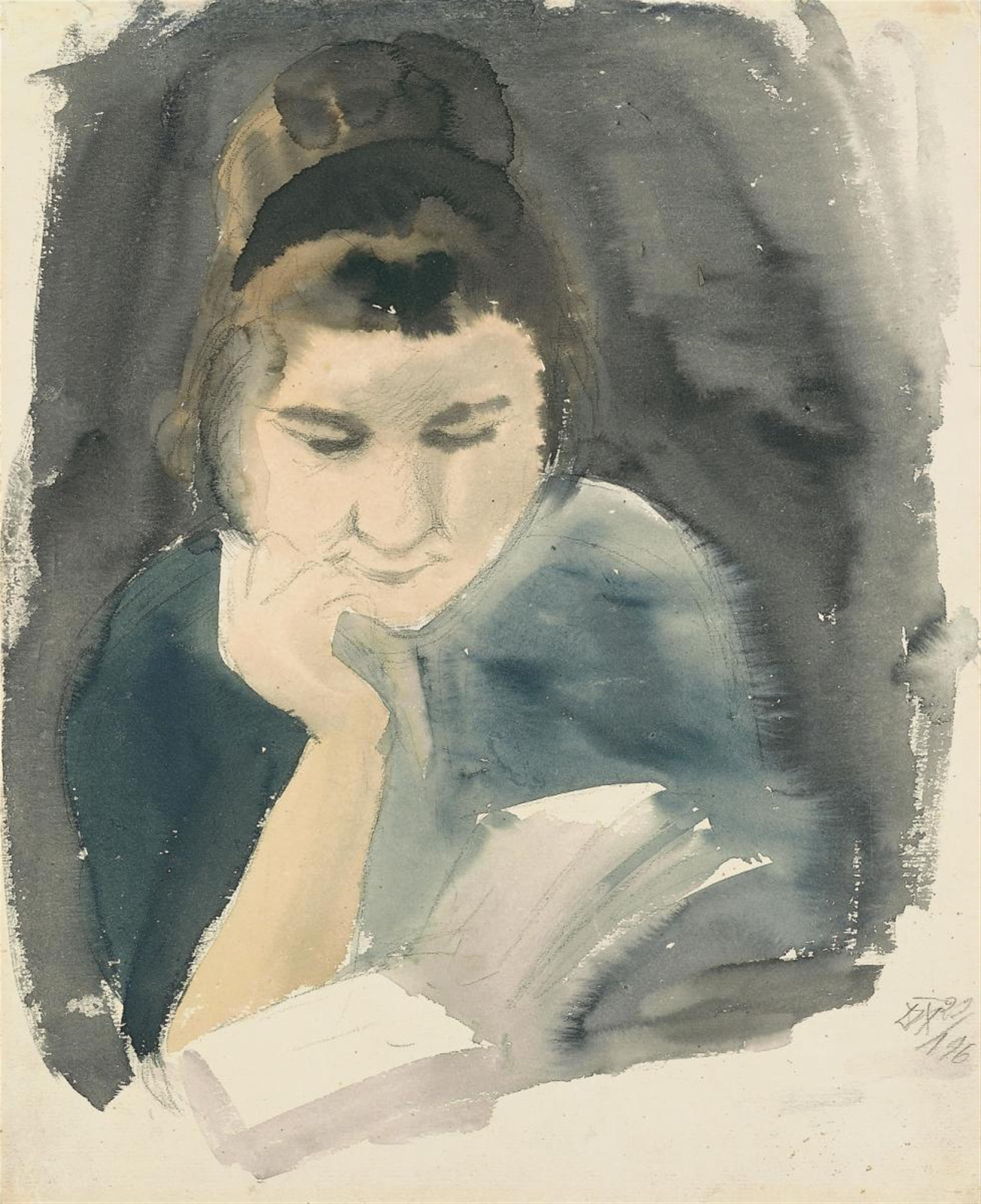 Otto Dix - Reading Woman - image-1