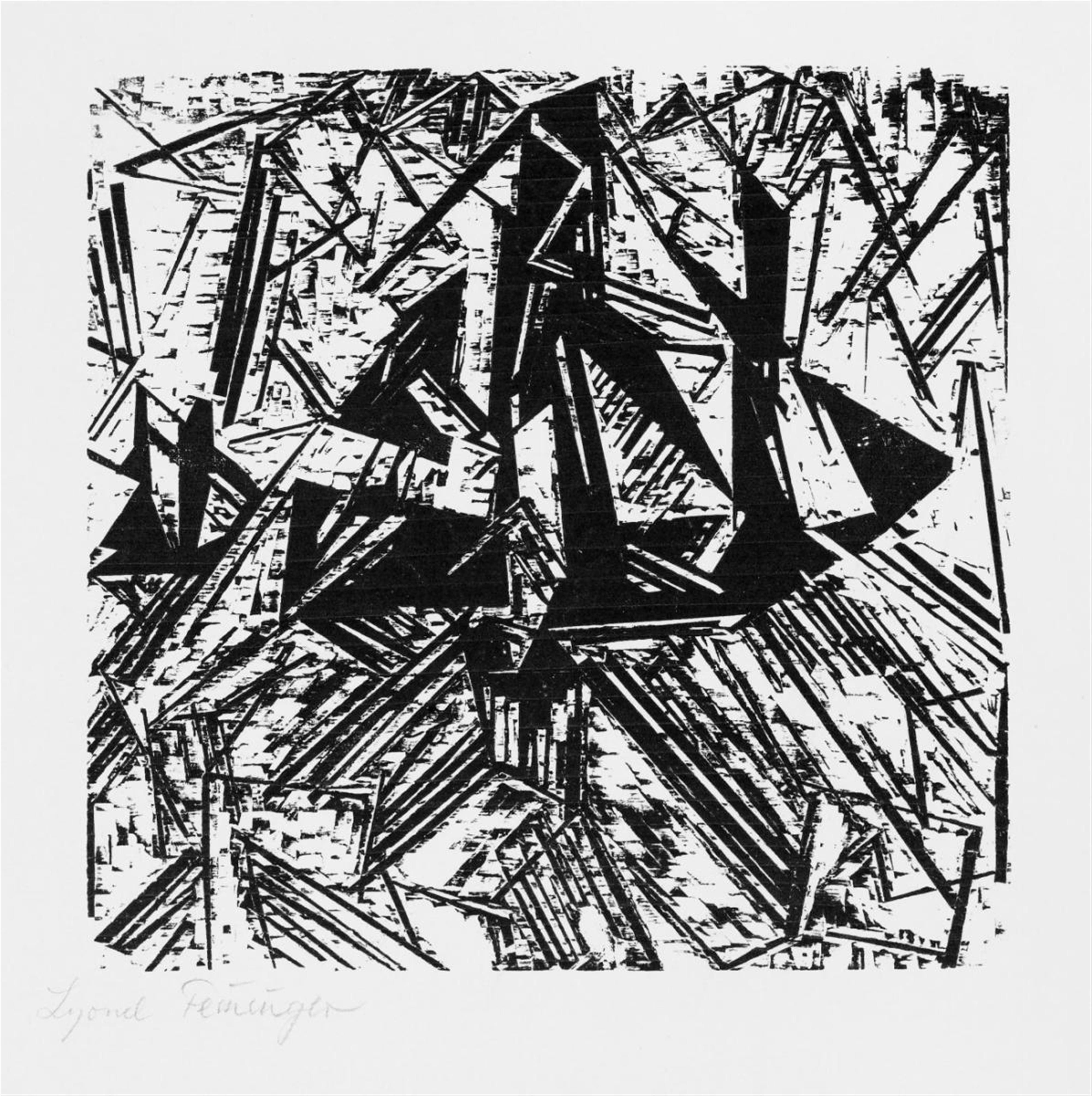 Lyonel Feininger - Bark and Brig at Sea - image-1
