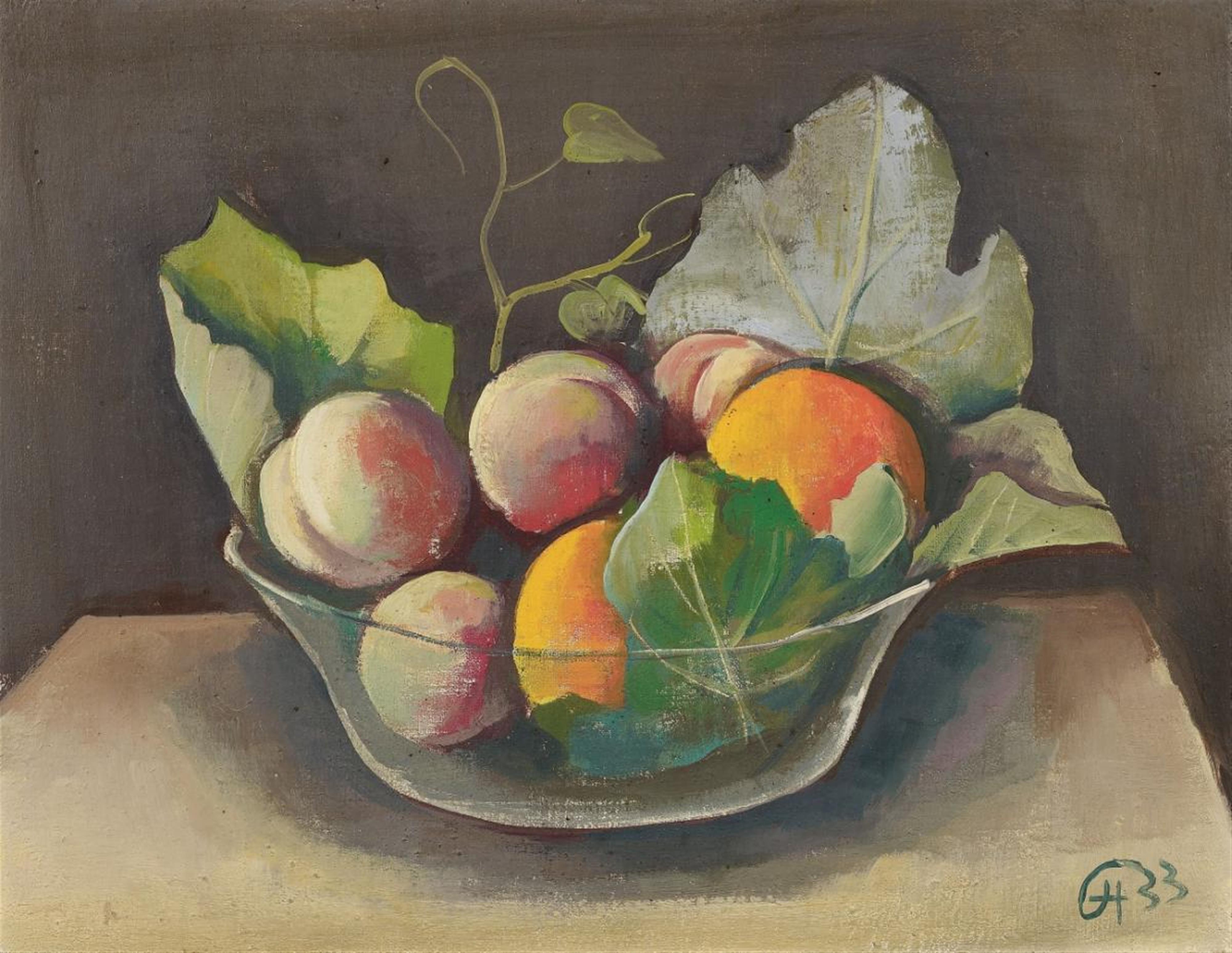 Karl Hofer - Still-Life with Bowl of Fruit - image-1