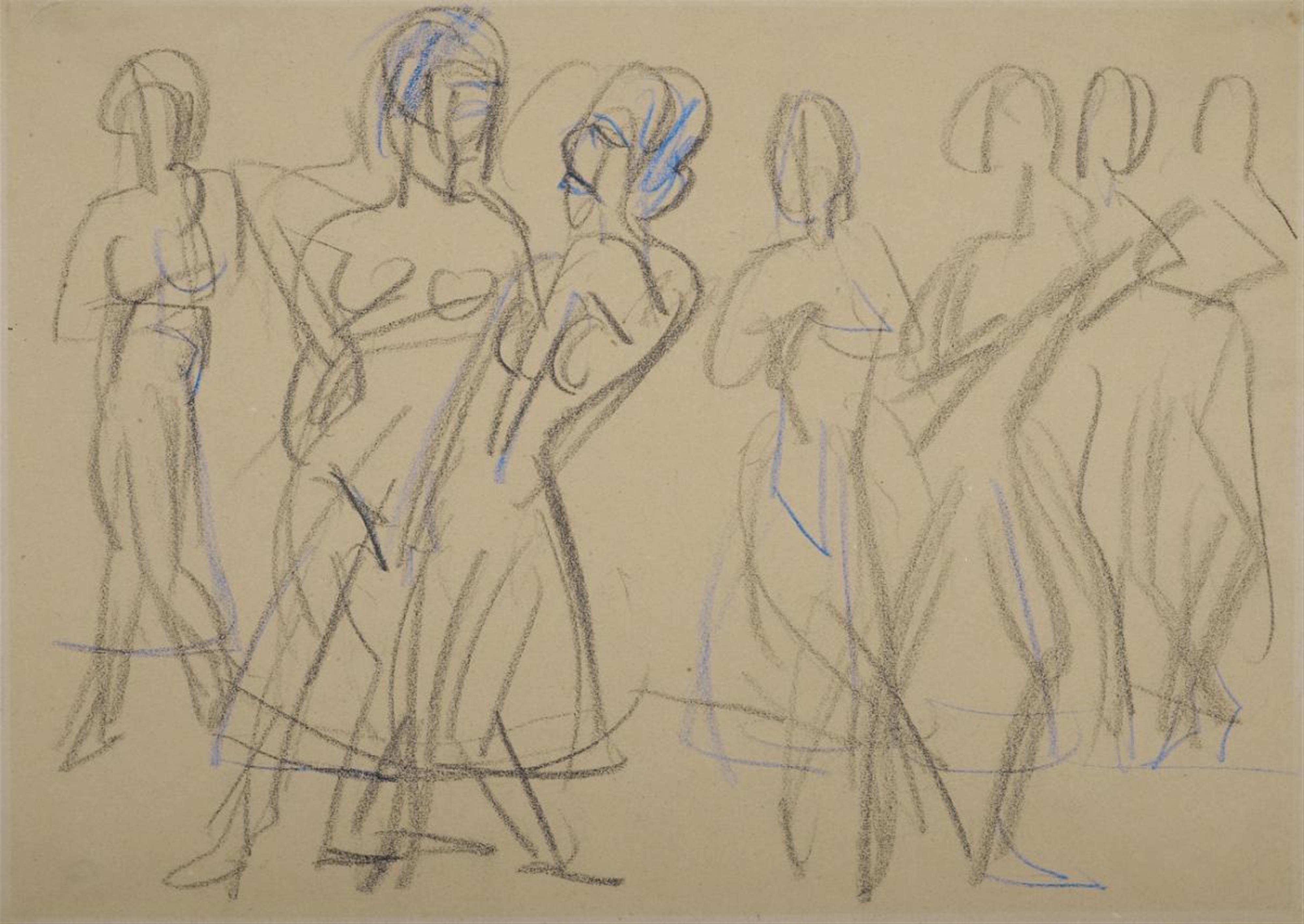 Ernst Ludwig Kirchner - Dancers of the Mary Wigman School - image-1