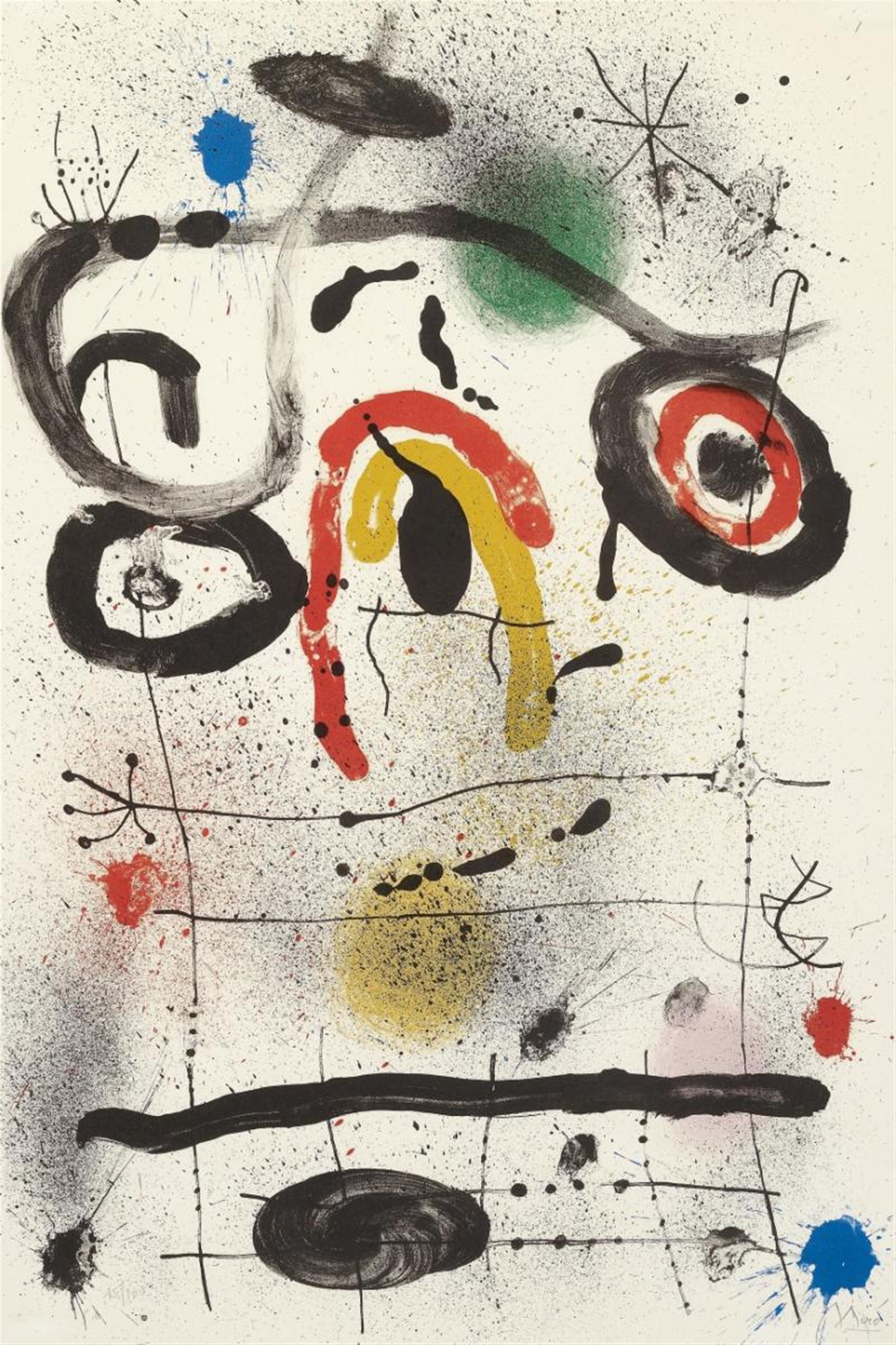 Joan Miró - Personnage au-dessus l'horizon - image-1