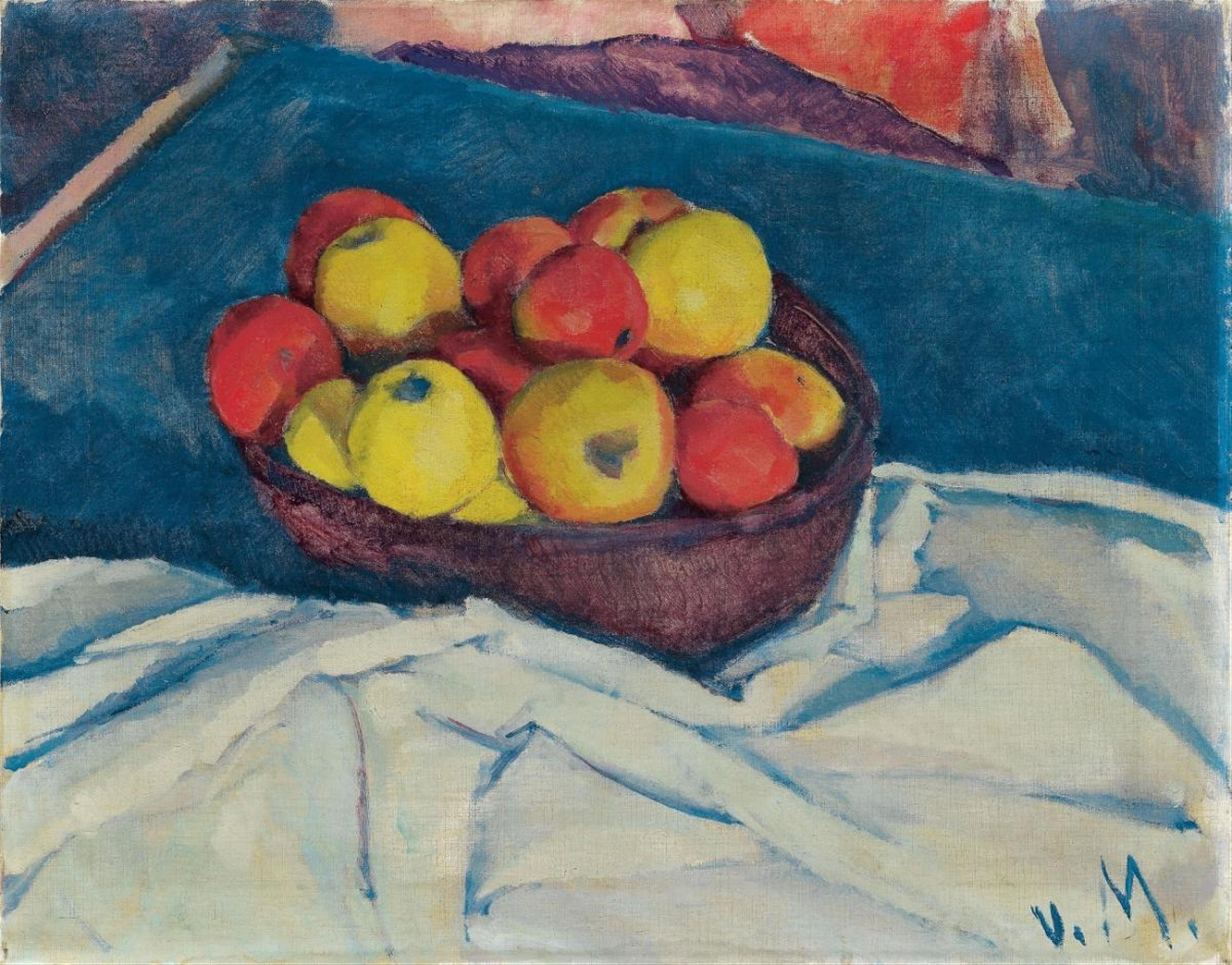 Marie Von Malachowski-Nauen - Bowl with Apples (Schale mit Äpfeln) - image-1
