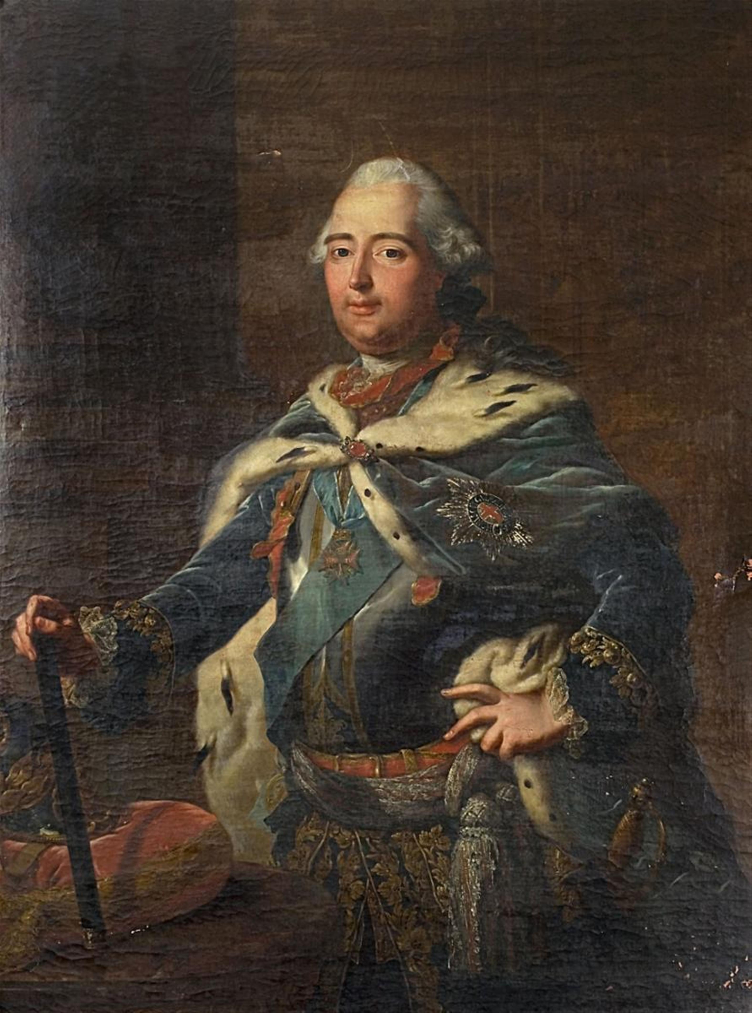 Johann Heinrich Tischbein d. Ä., Werkstatt oder Umkreis - BILDNIS FRIEDRICHS II. LANDGRAF VON HESSEN-KASSEL - image-1